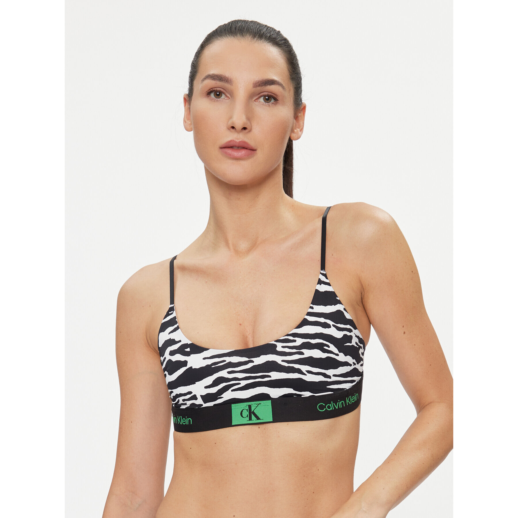 Calvin Klein Underwear Сутиен-топ 000QF7245E Черен - Pepit.bg