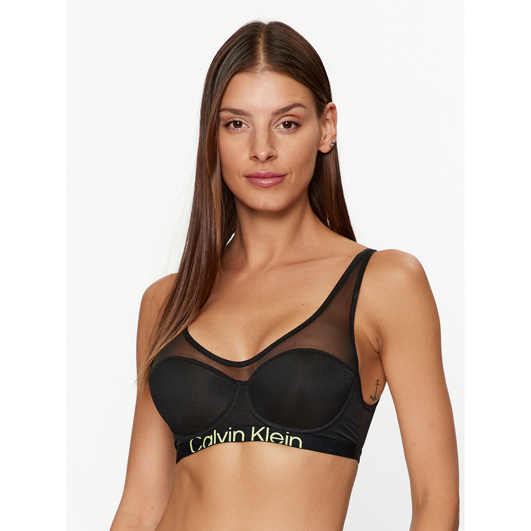 Calvin Klein Underwear Сутиен-топ 000QF7391E Черен - Pepit.bg