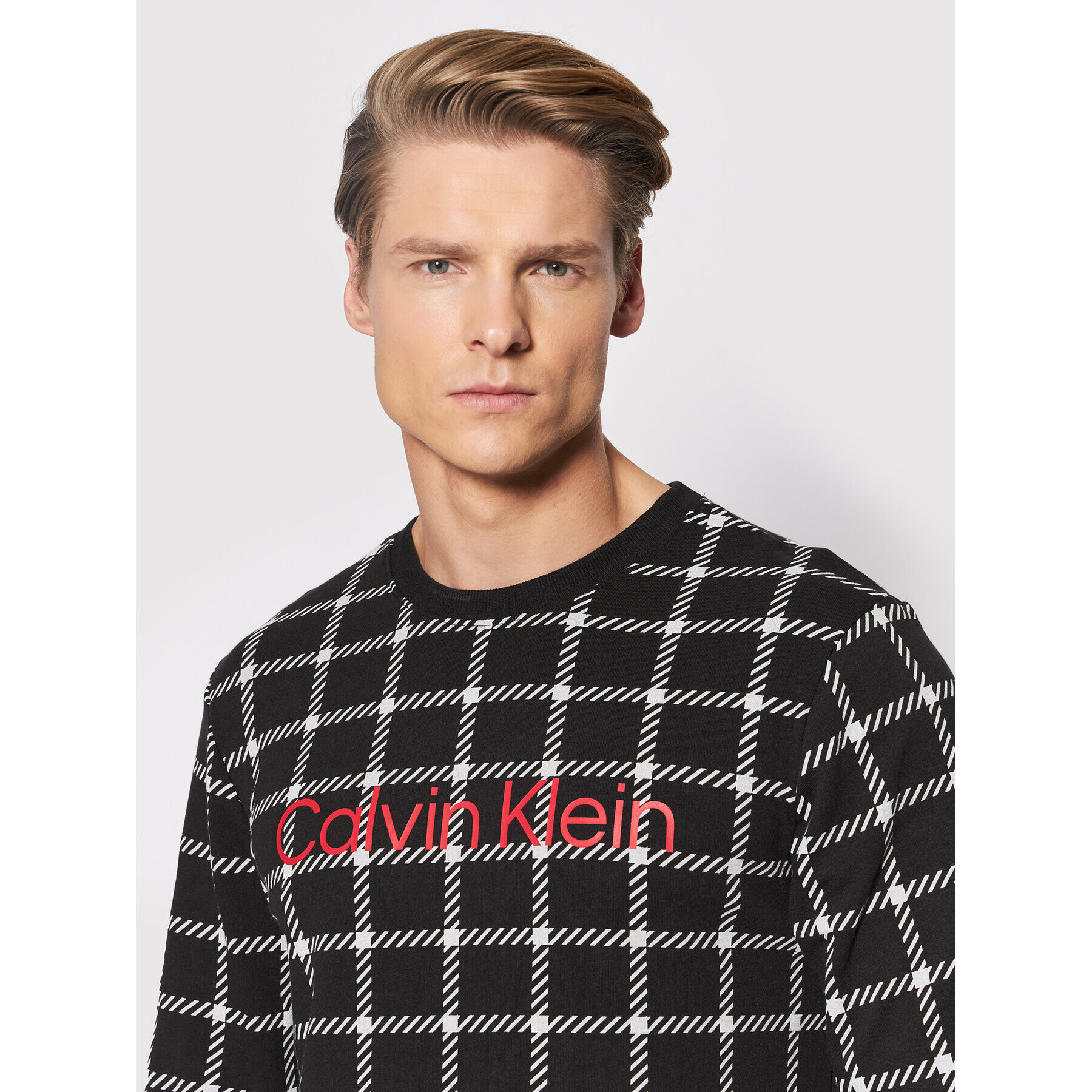 Calvin Klein Underwear Тениска на пижама 000NM2222E Черен Regular Fit - Pepit.bg