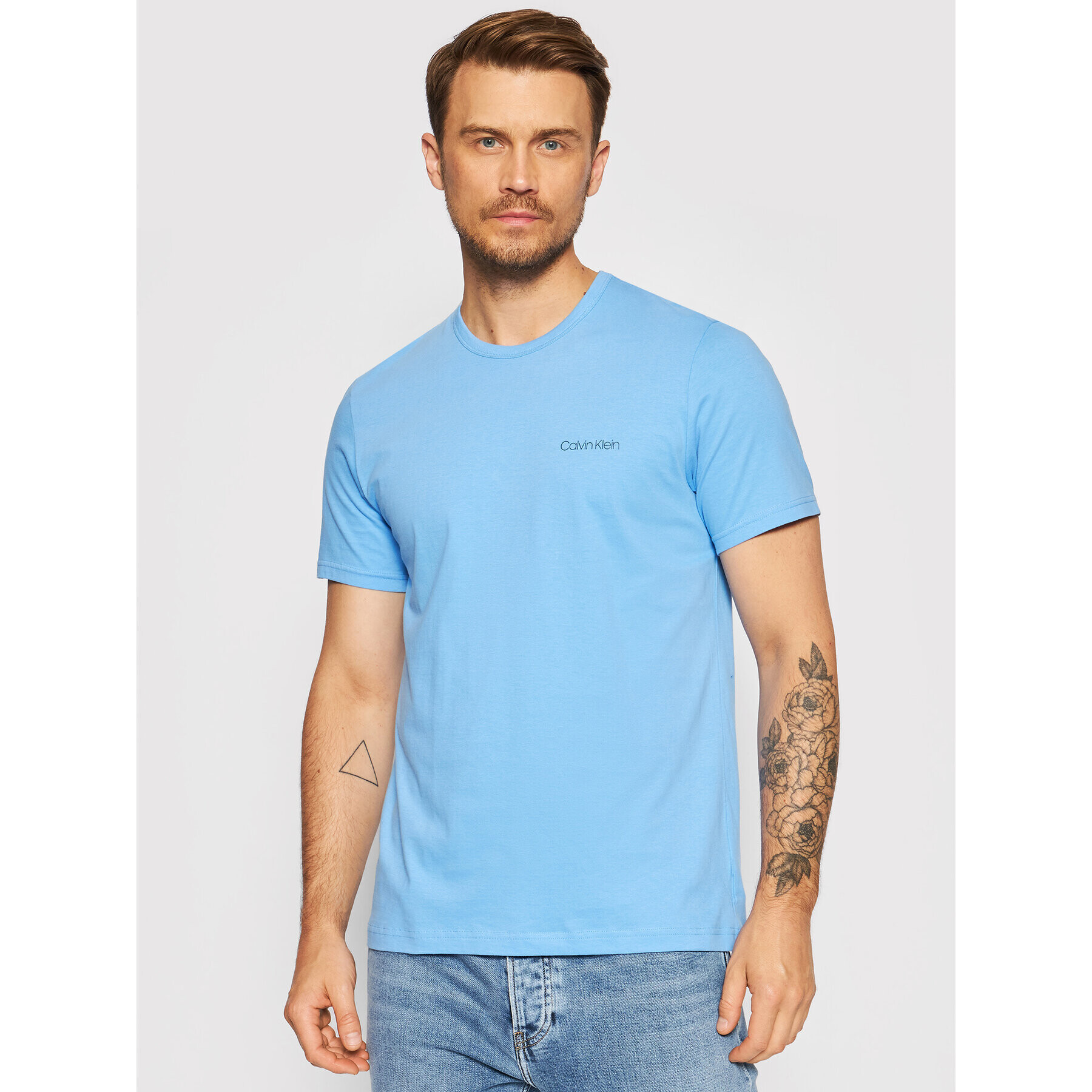 Calvin Klein Underwear Тишърт 000NM1586E Син Regular Fit - Pepit.bg