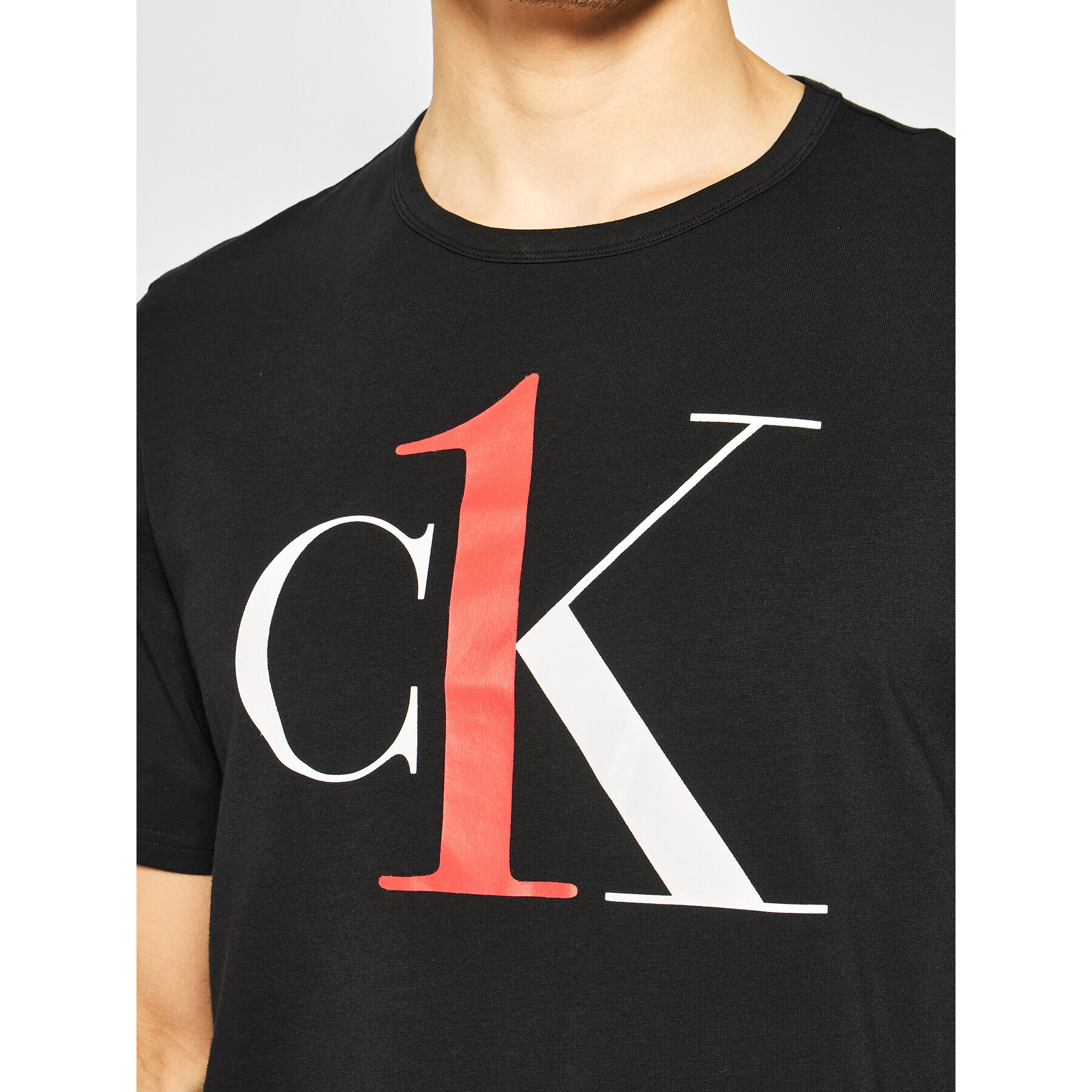 Calvin Klein Underwear Тишърт 000NM1903E Черен Regular Fit - Pepit.bg