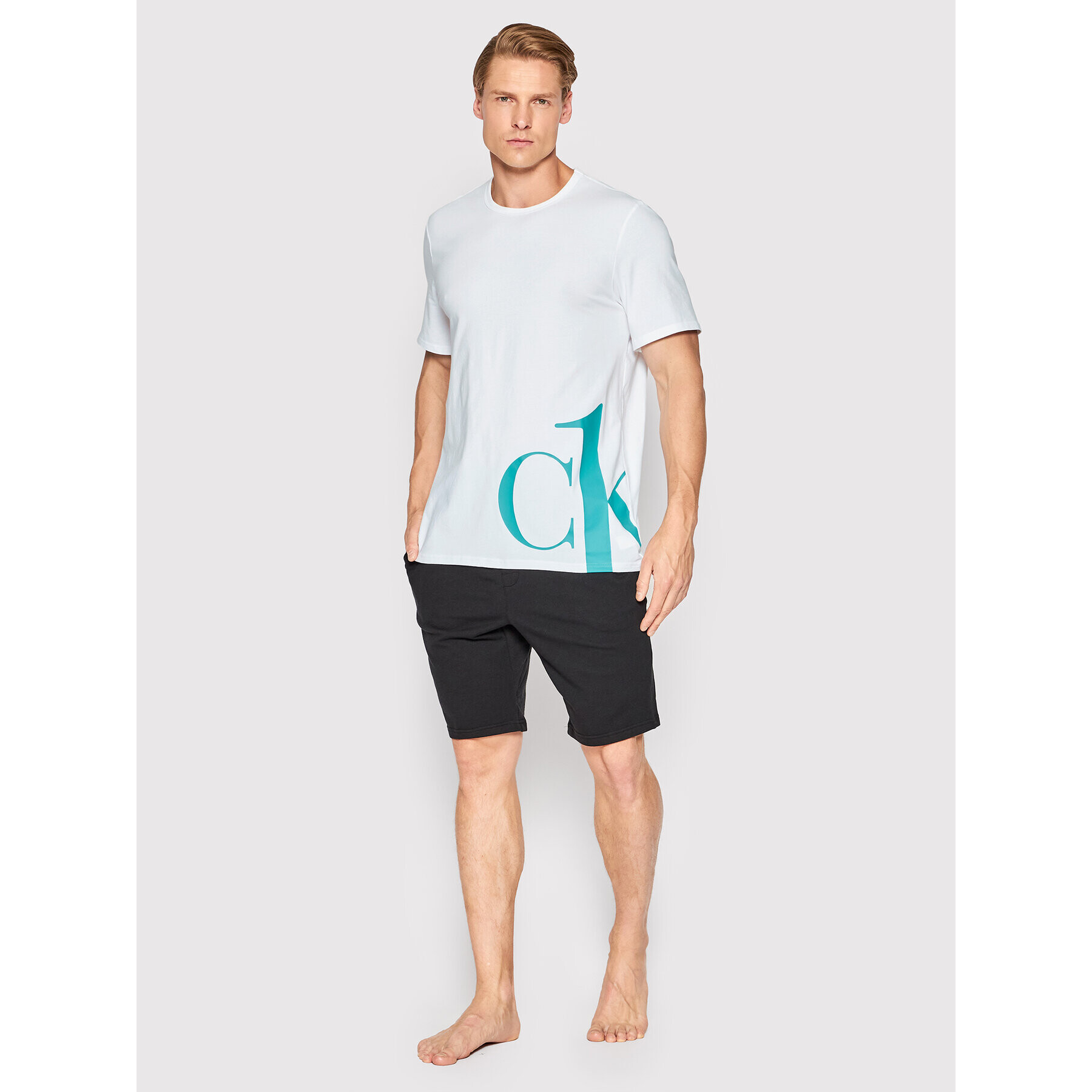 Calvin Klein Underwear Тишърт 000NM1904E Бял Regular Fit - Pepit.bg