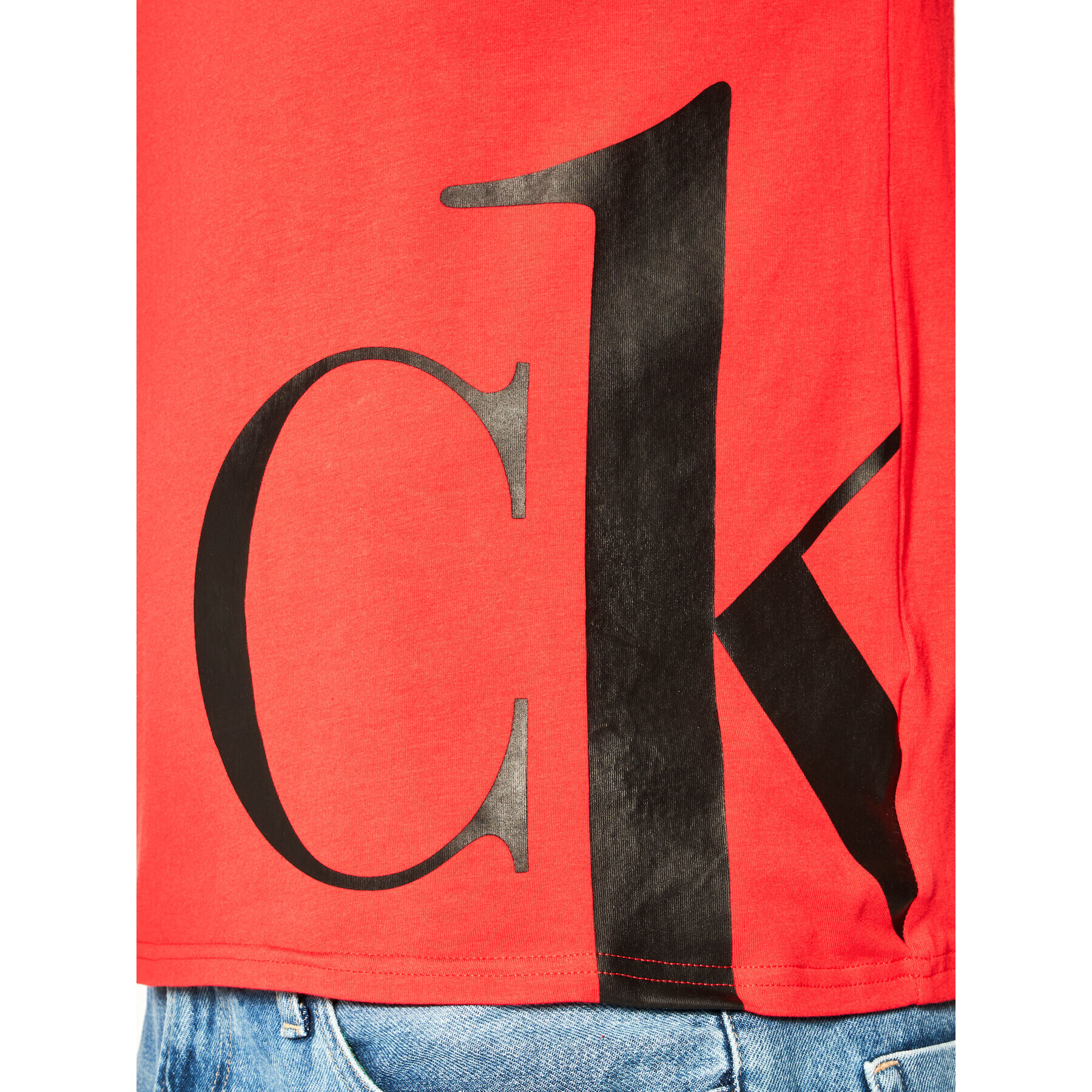 Calvin Klein Underwear Тишърт 000NM1904E Червен Regular Fit - Pepit.bg