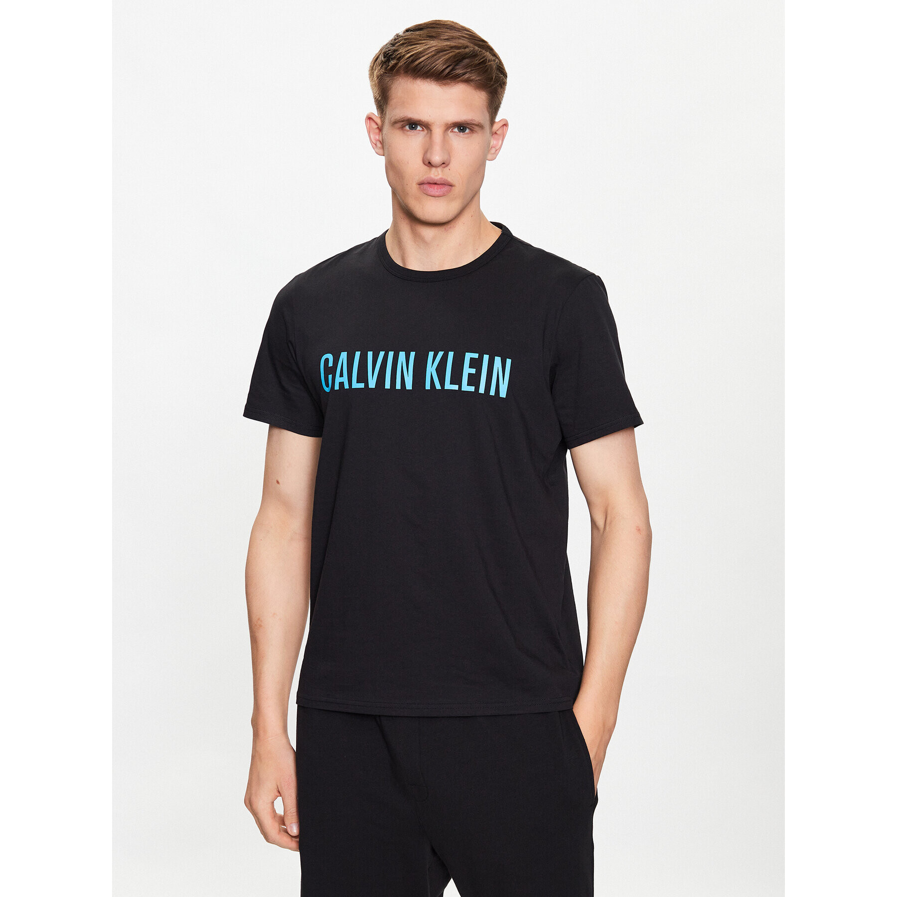 Calvin Klein Underwear Тишърт 000NM1959E Черен Regular Fit - Pepit.bg
