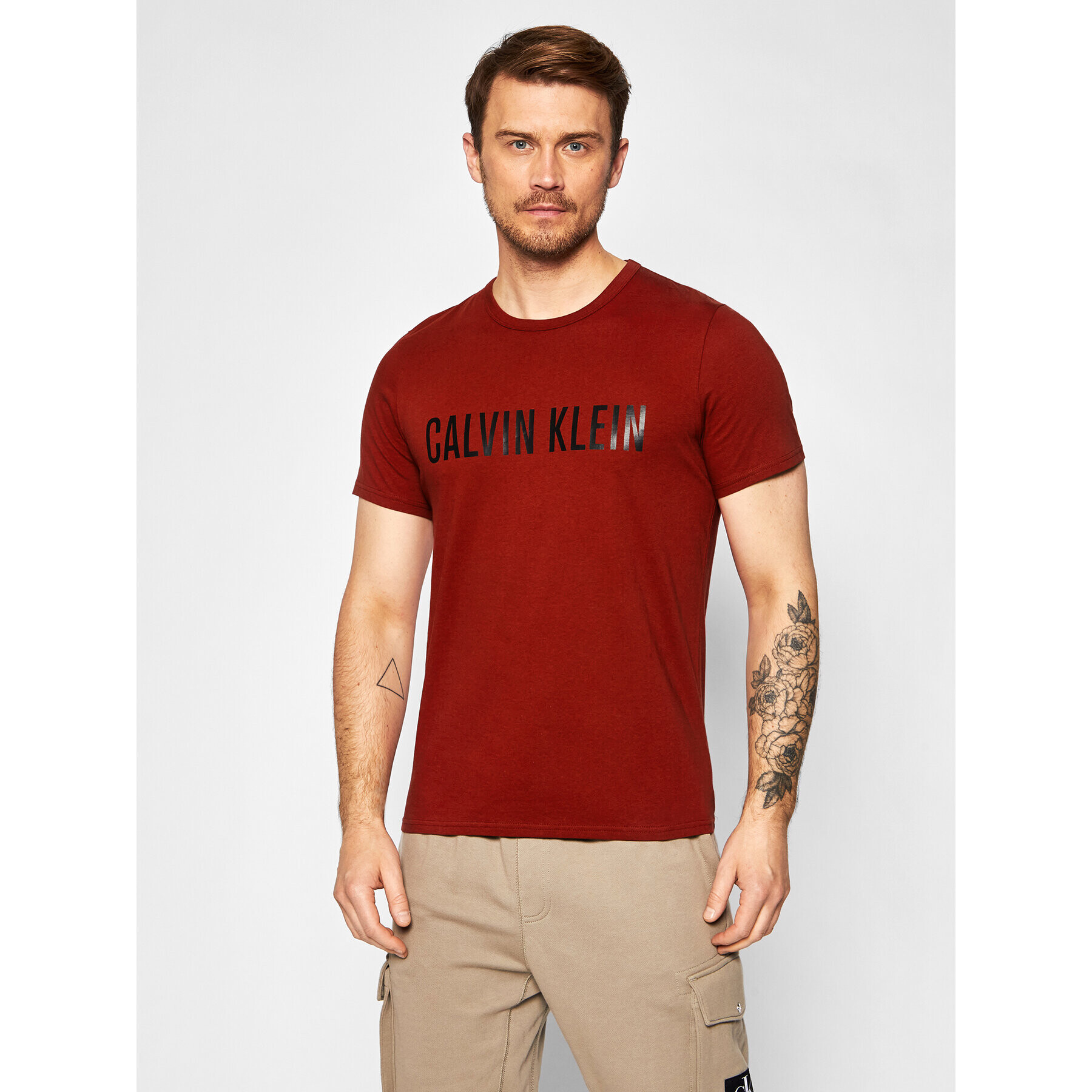 Calvin Klein Underwear Тишърт 000NM1959E Червен Regular Fit - Pepit.bg