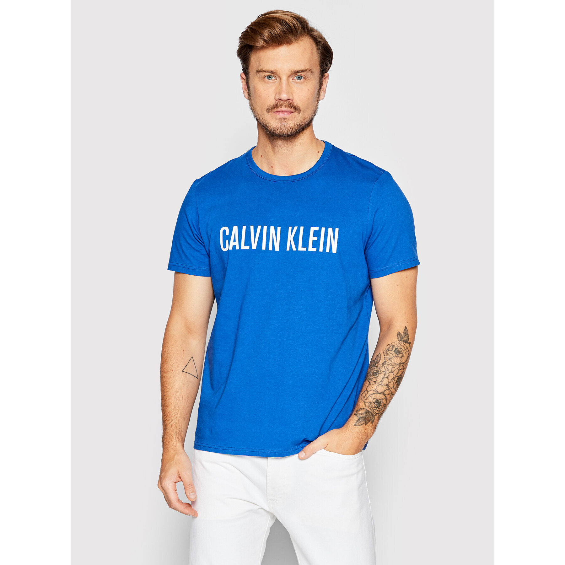 Calvin Klein Underwear Тишърт 000NM1959E Син Regular Fit - Pepit.bg
