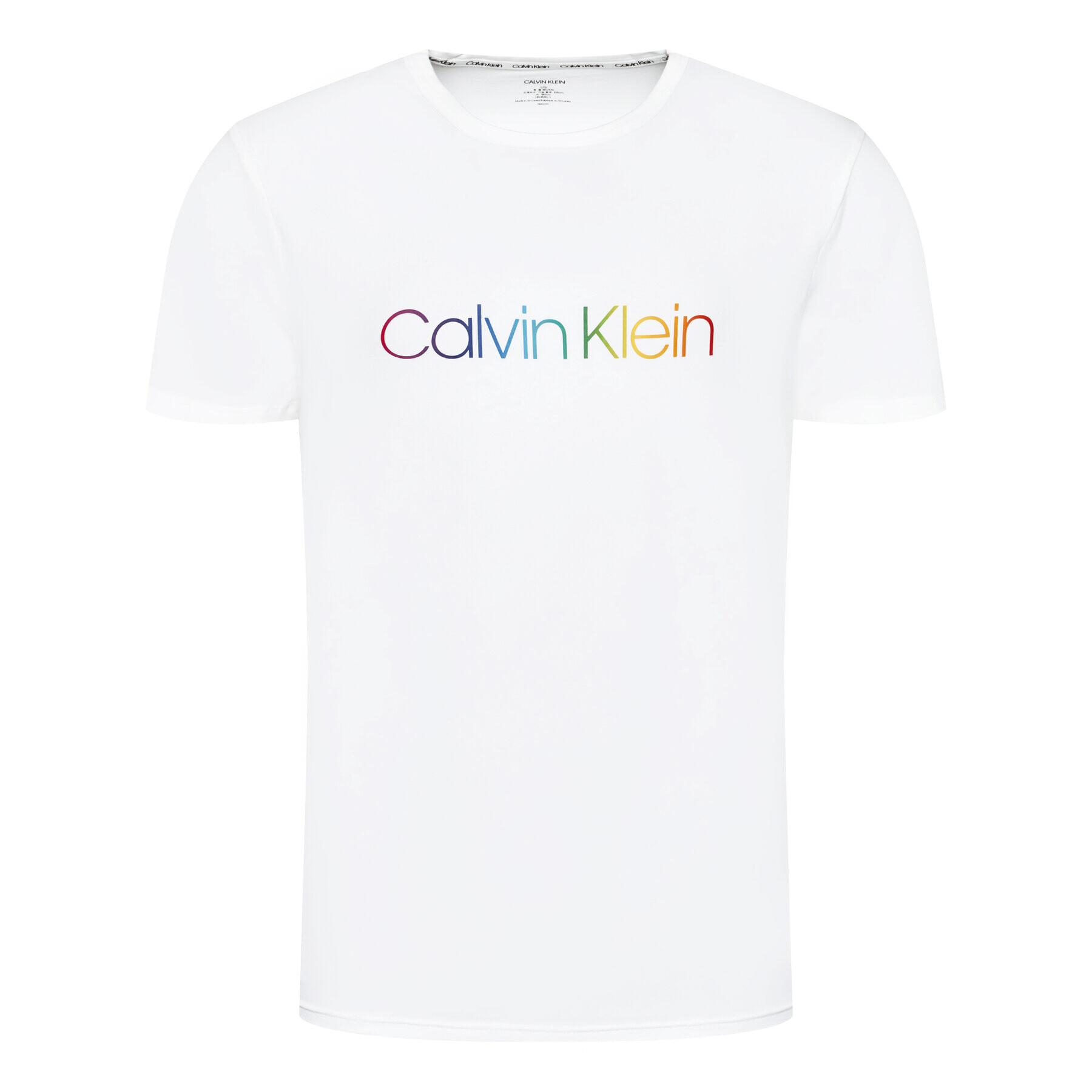 Calvin Klein Underwear Тишърт 000NM2091E Бял Regular Fit - Pepit.bg