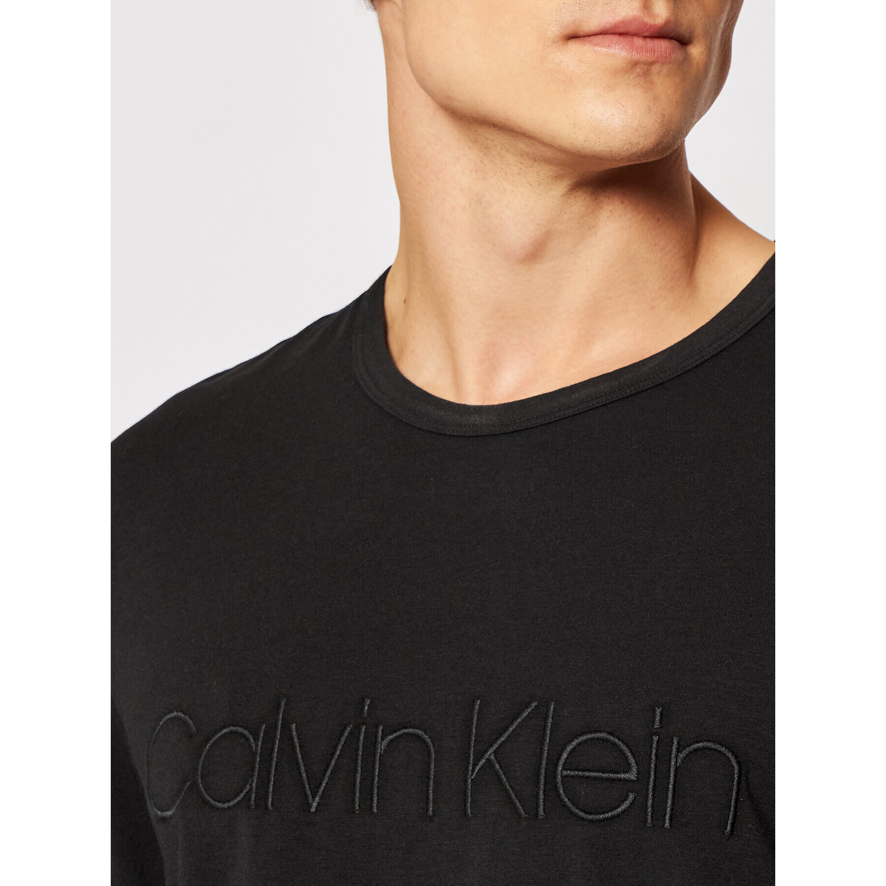 Calvin Klein Underwear Тишърт 000NM2126E Черен Regular Fit - Pepit.bg