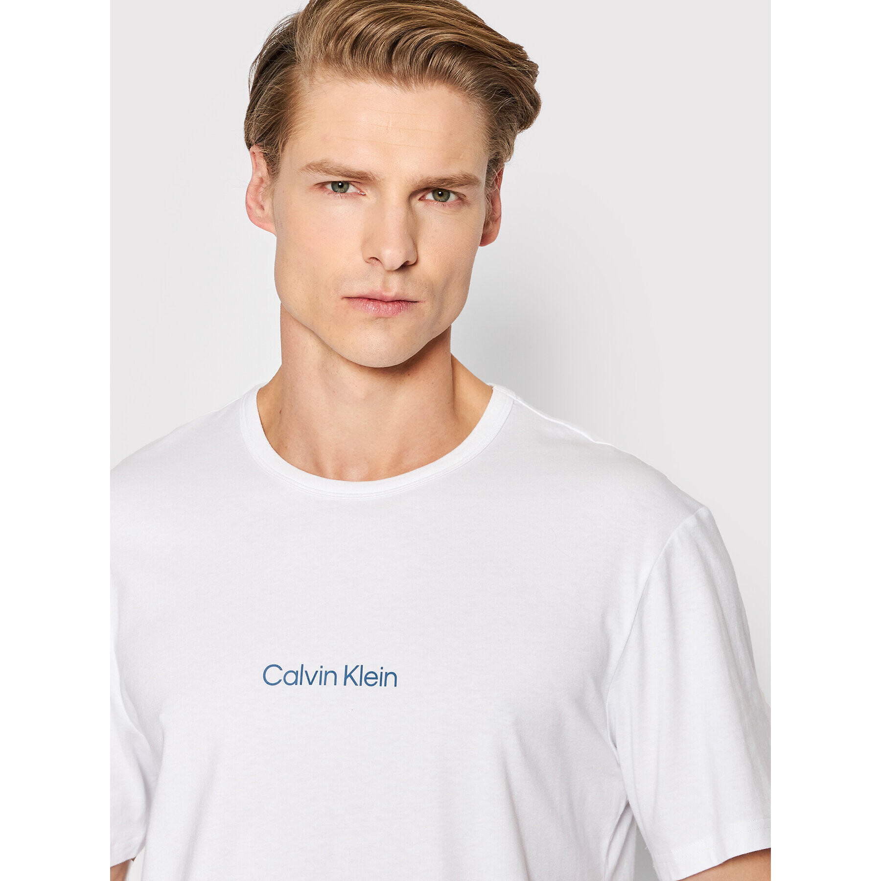 Calvin Klein Underwear Тишърт 000NM2170E Бял Regular Fit - Pepit.bg