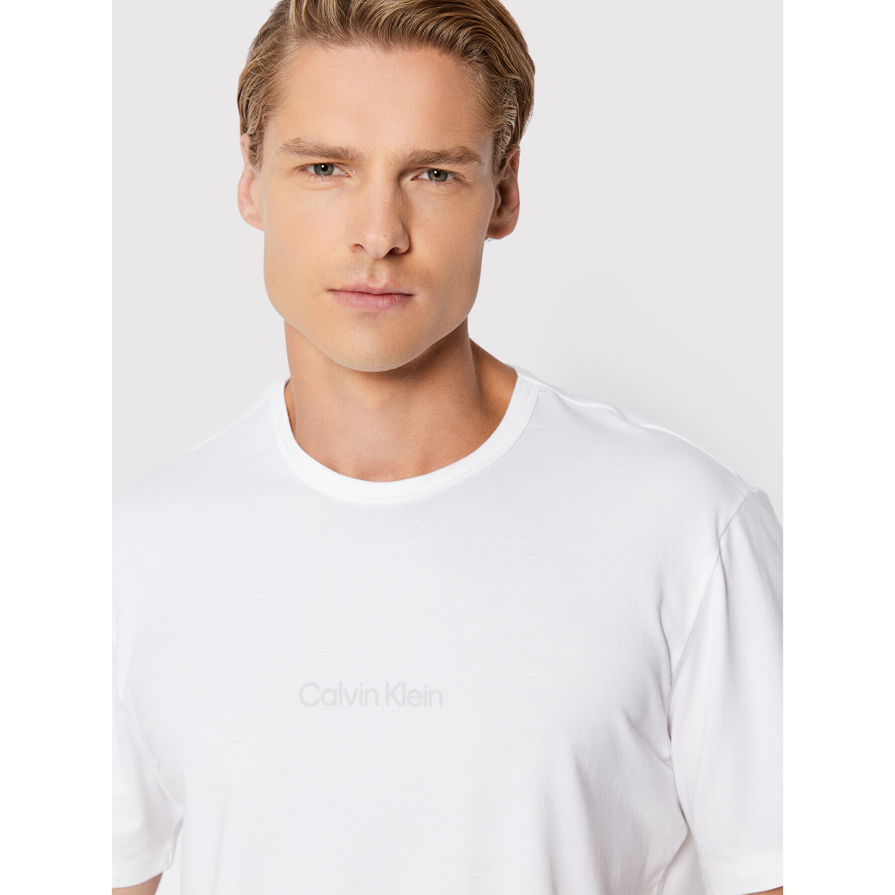 Calvin Klein Underwear Тишърт 000NM2170E Бял Regular Fit - Pepit.bg