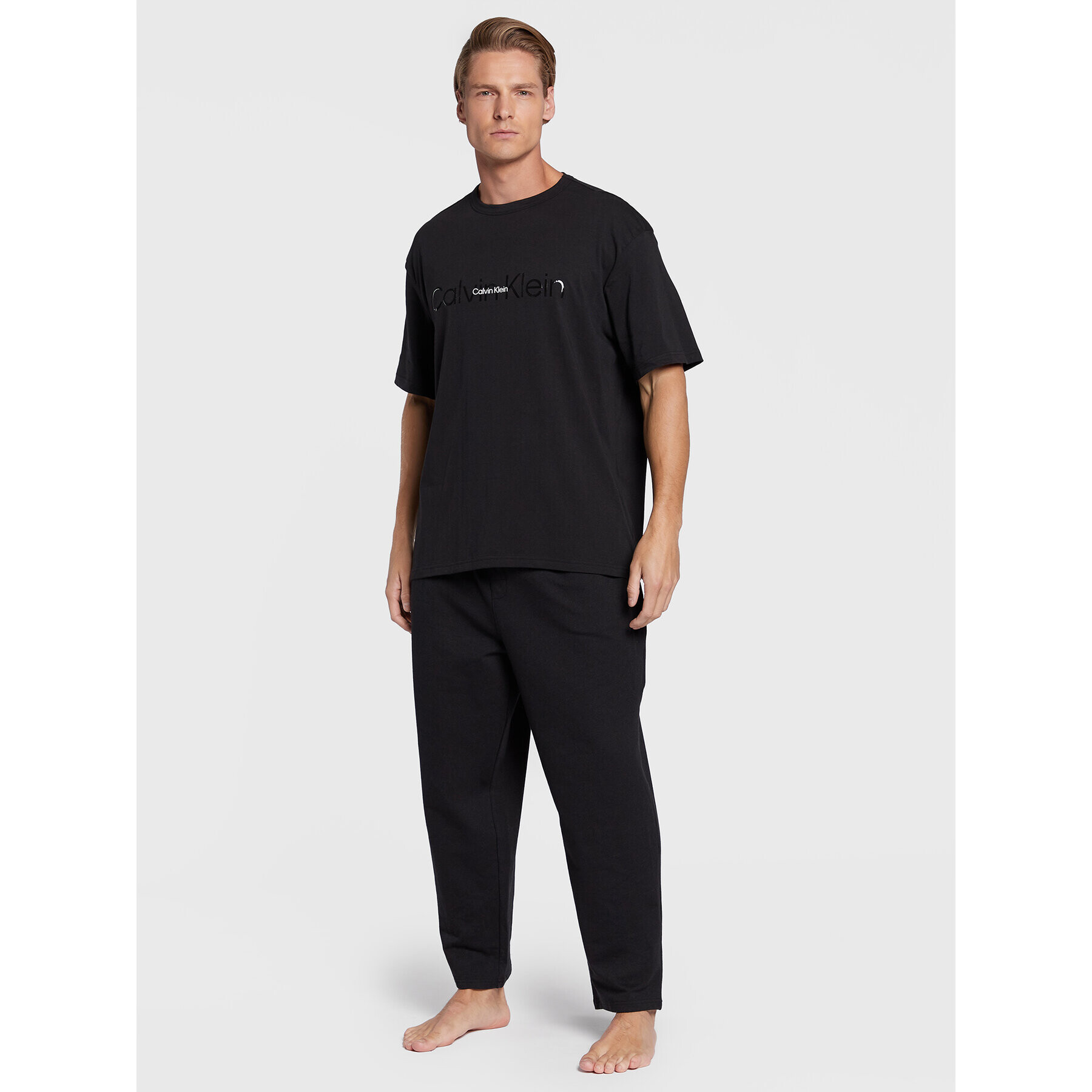 Calvin Klein Underwear Тишърт 000NM2355E Черен Regular Fit - Pepit.bg