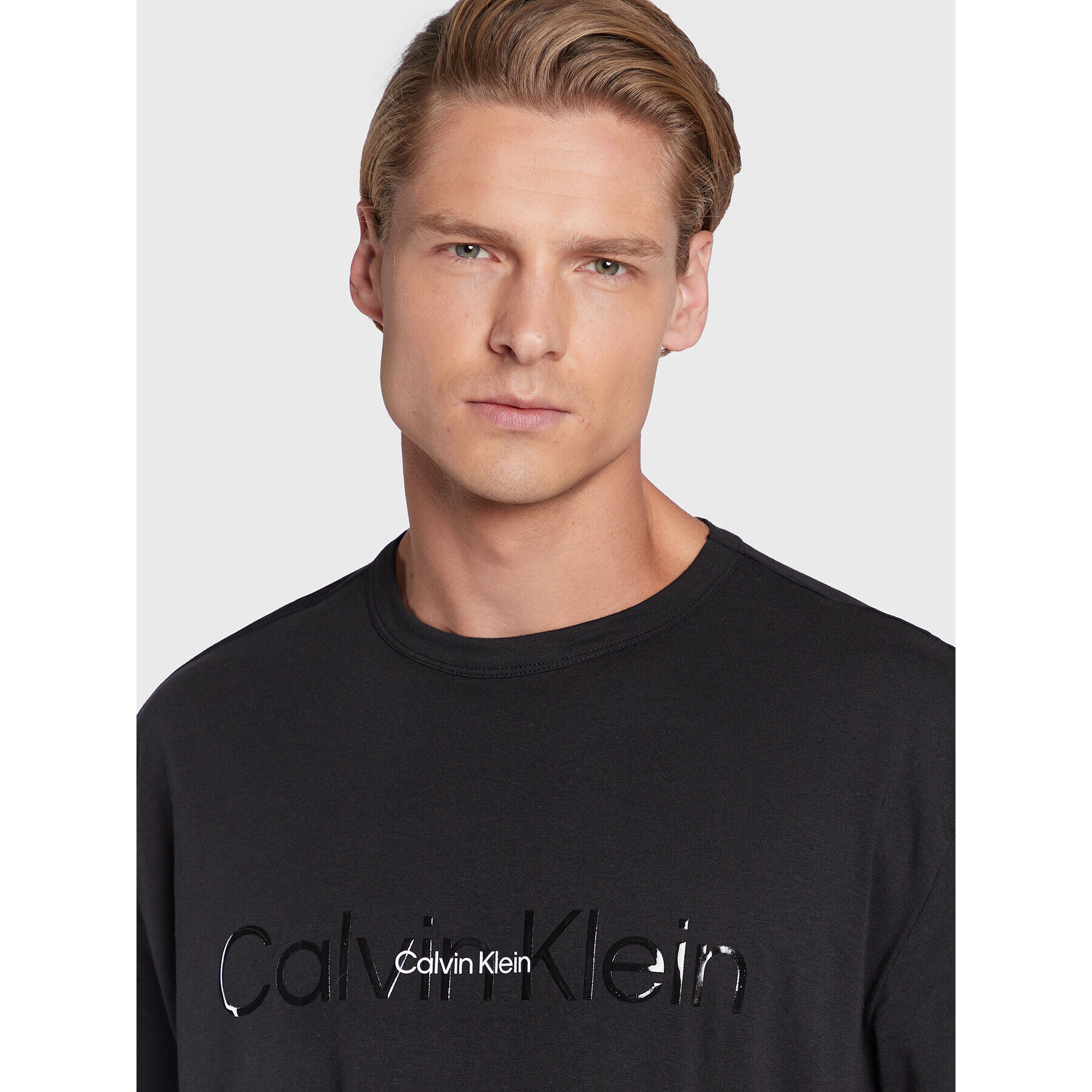 Calvin Klein Underwear Тишърт 000NM2355E Черен Regular Fit - Pepit.bg