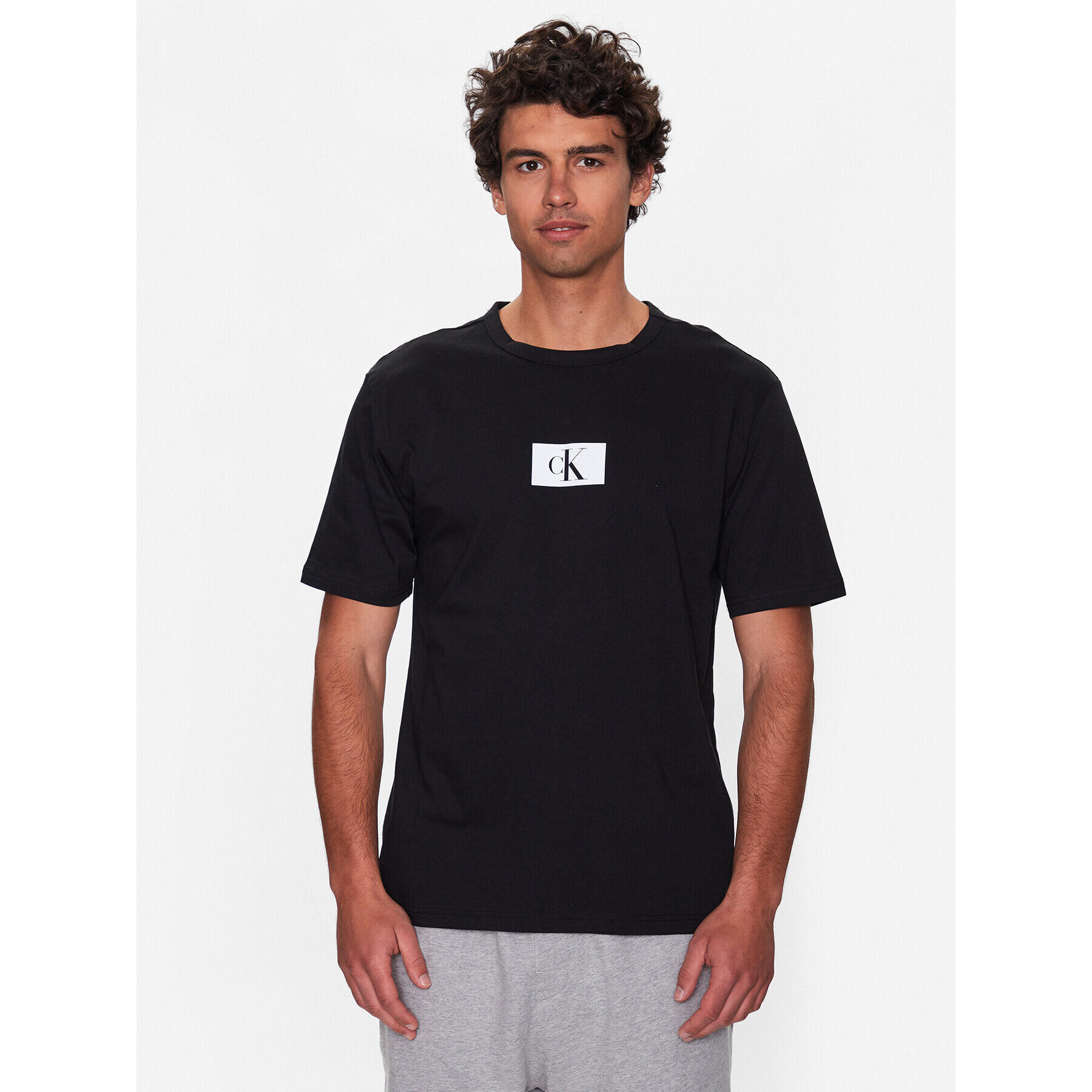 Calvin Klein Underwear Тишърт 000NM2399E Черен Regular Fit - Pepit.bg