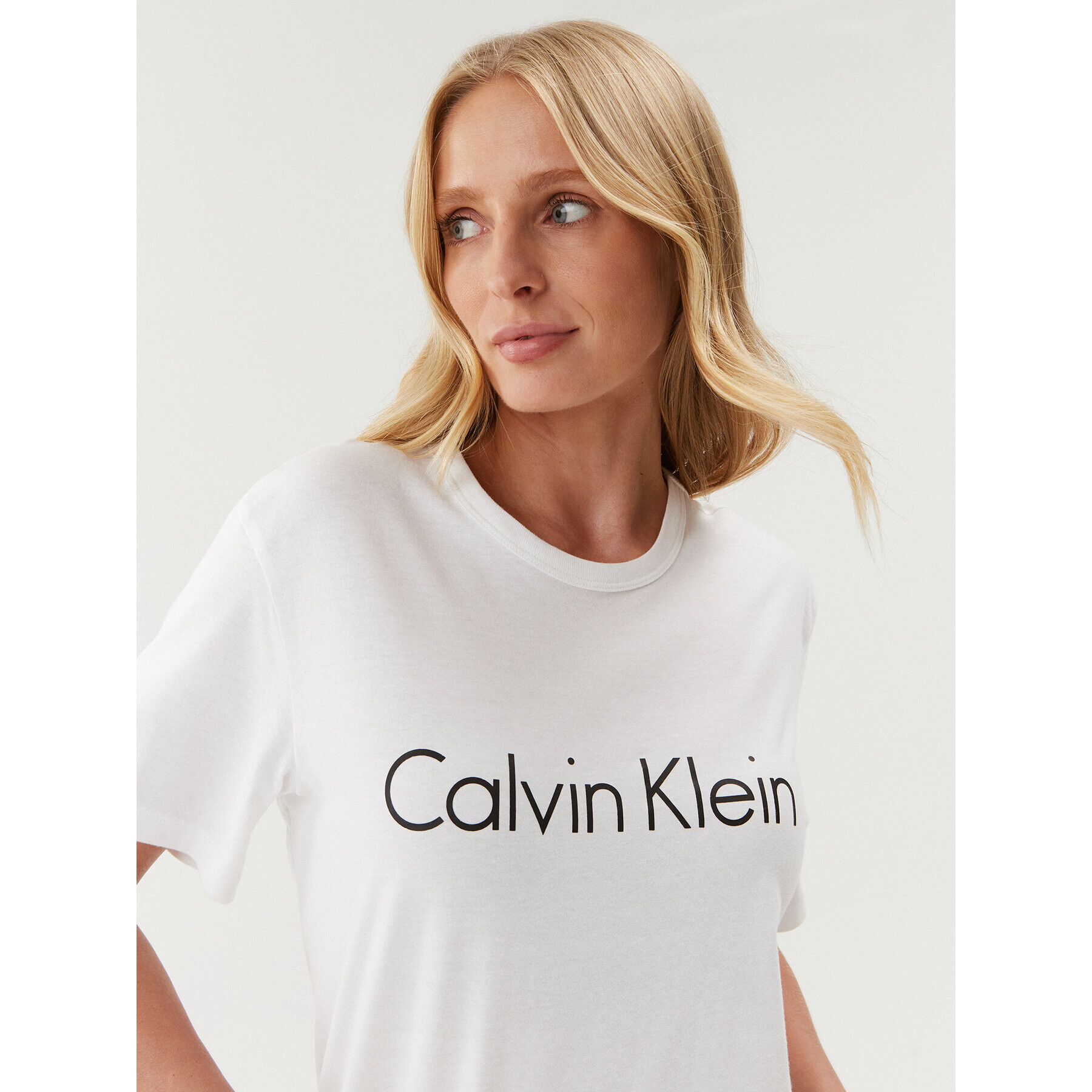 Calvin Klein Underwear Тишърт 000QS6105E Бял Regular Fit - Pepit.bg