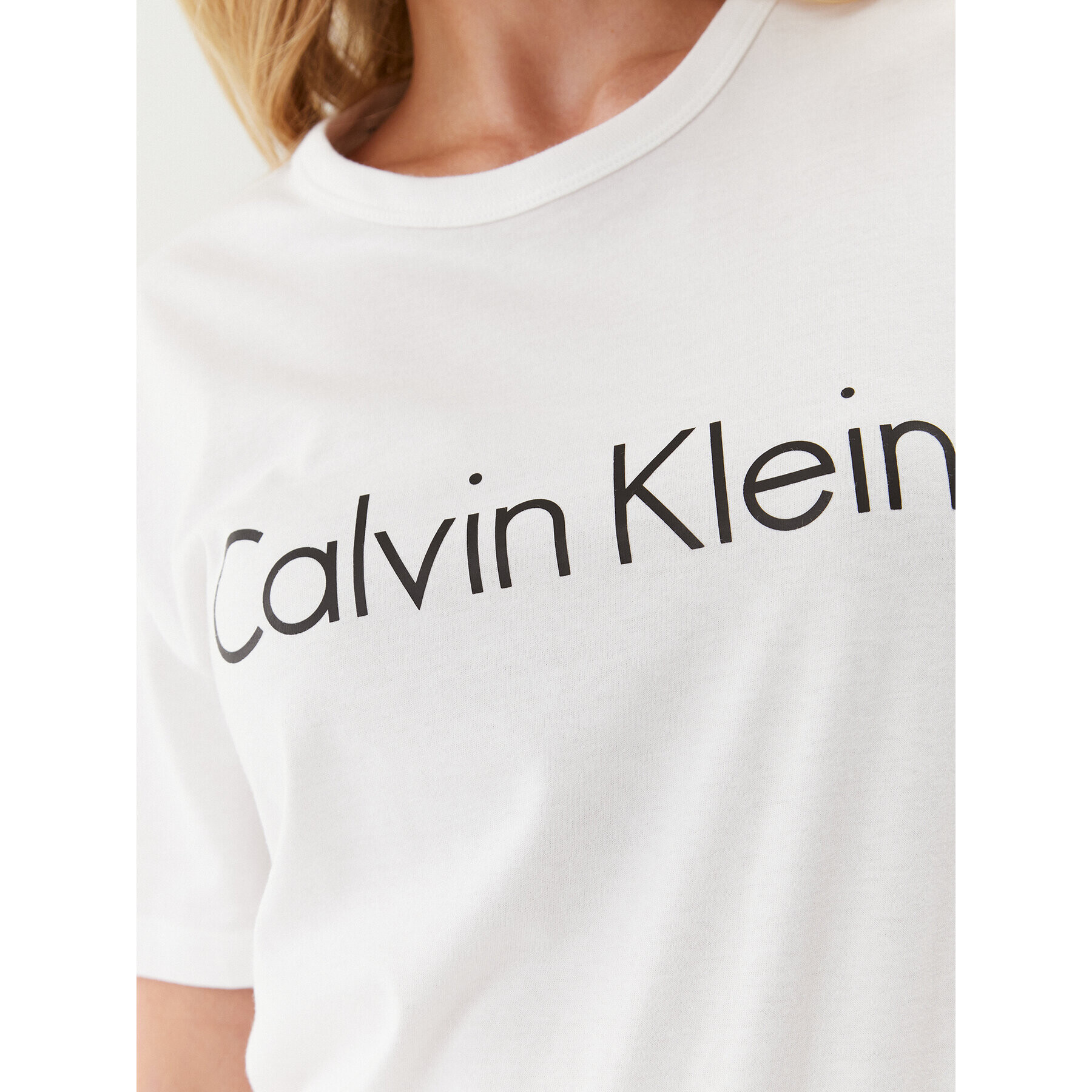 Calvin Klein Underwear Тишърт 000QS6105E Бял Regular Fit - Pepit.bg