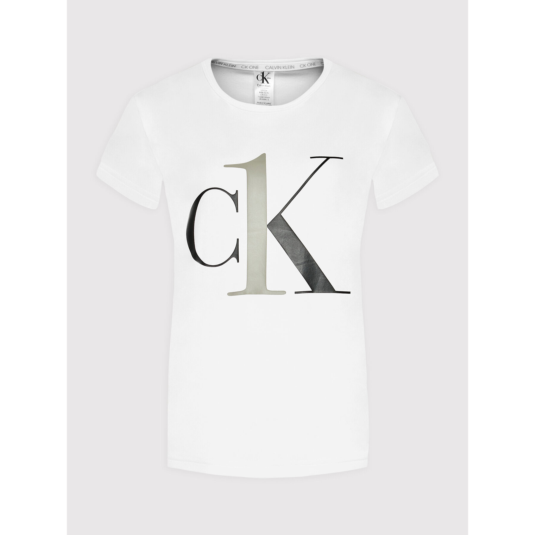 Calvin Klein Underwear Тишърт 000QS6436E Бял Regular Fit - Pepit.bg