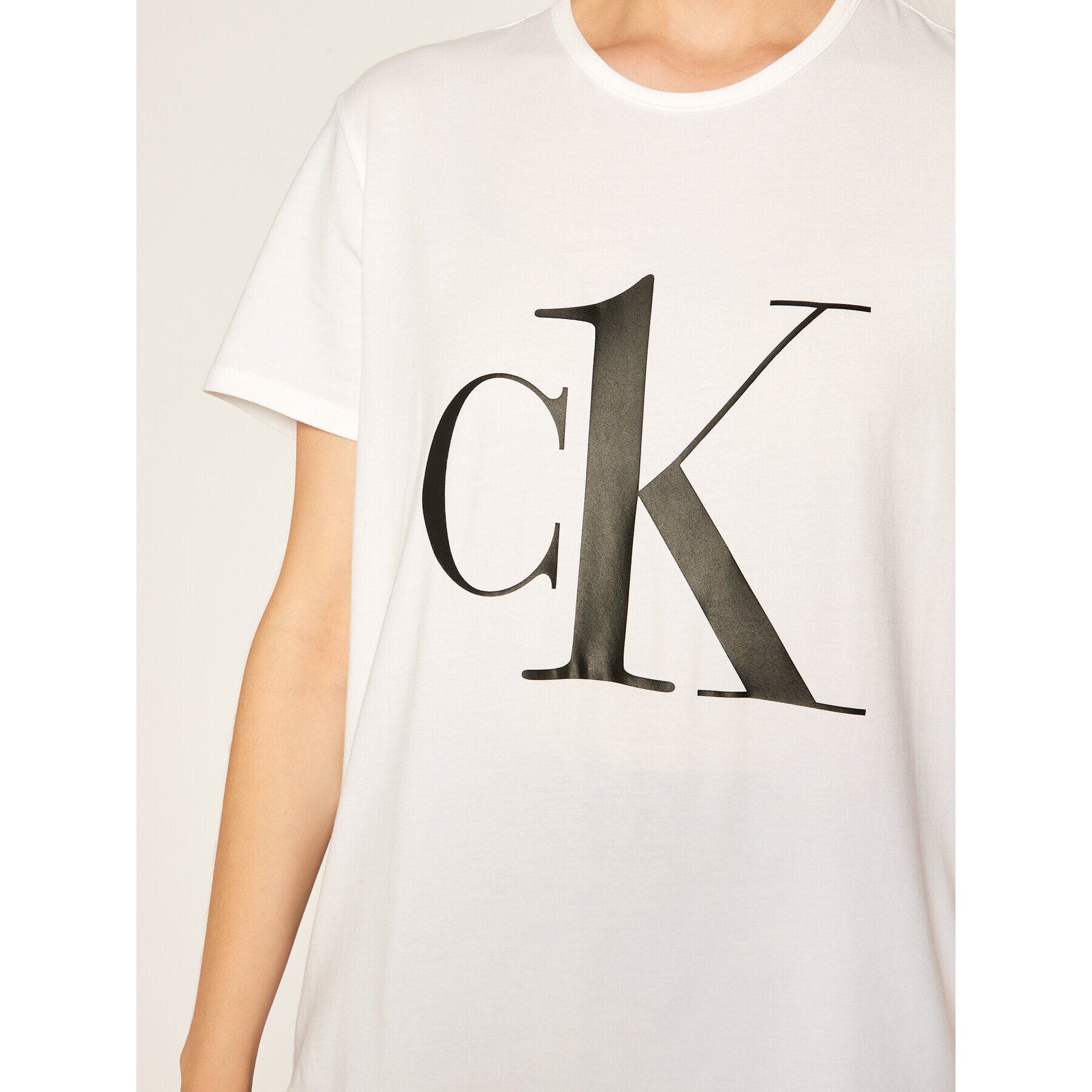 Calvin Klein Underwear Тишърт 000QS6436E Бял Regular Fit - Pepit.bg