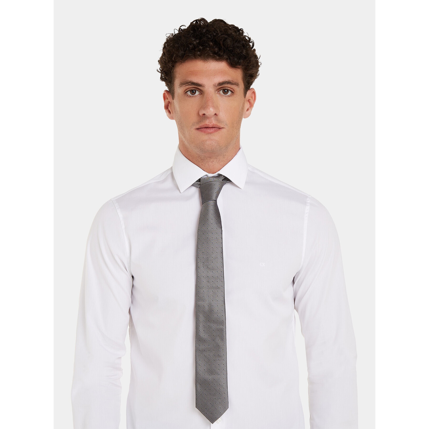 Calvin Klein Вратовръзка K10K112350 Сив - Pepit.bg