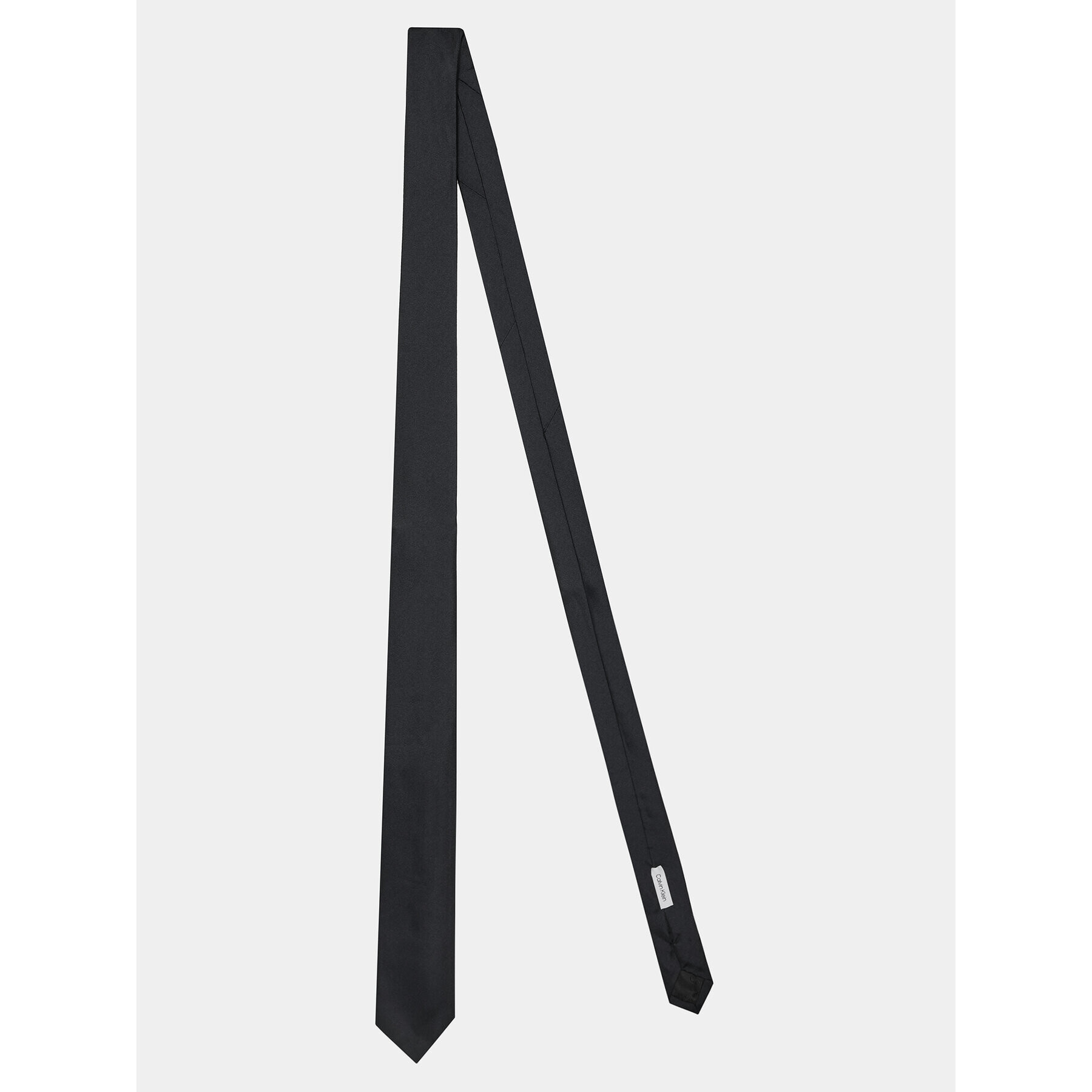 Calvin Klein Вратовръзка Twill Solid Silk Tie K10K112320 Черен - Pepit.bg