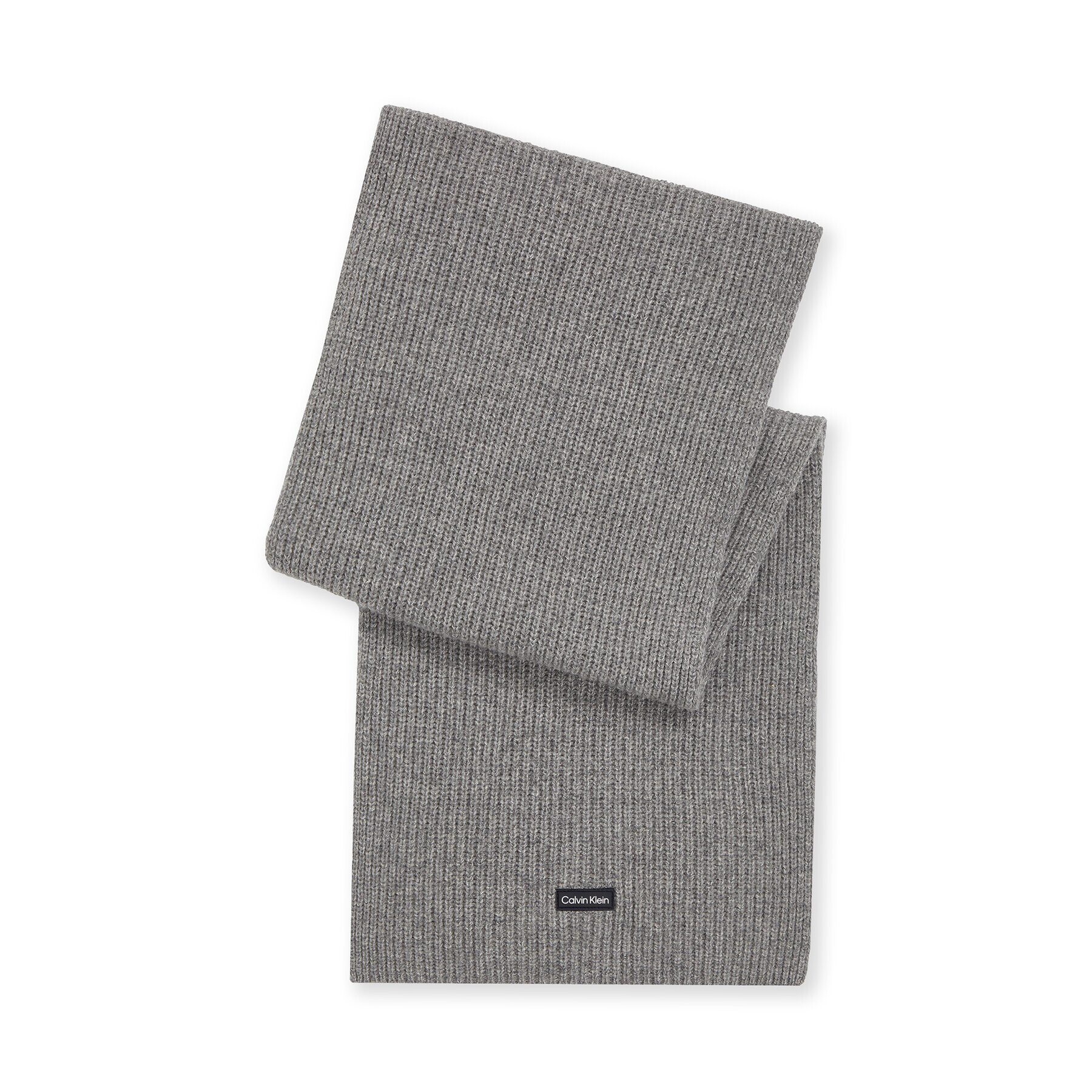 Calvin Klein Зимен шал Daddy Wool Knit Scarf K50K510995 Сив - Pepit.bg