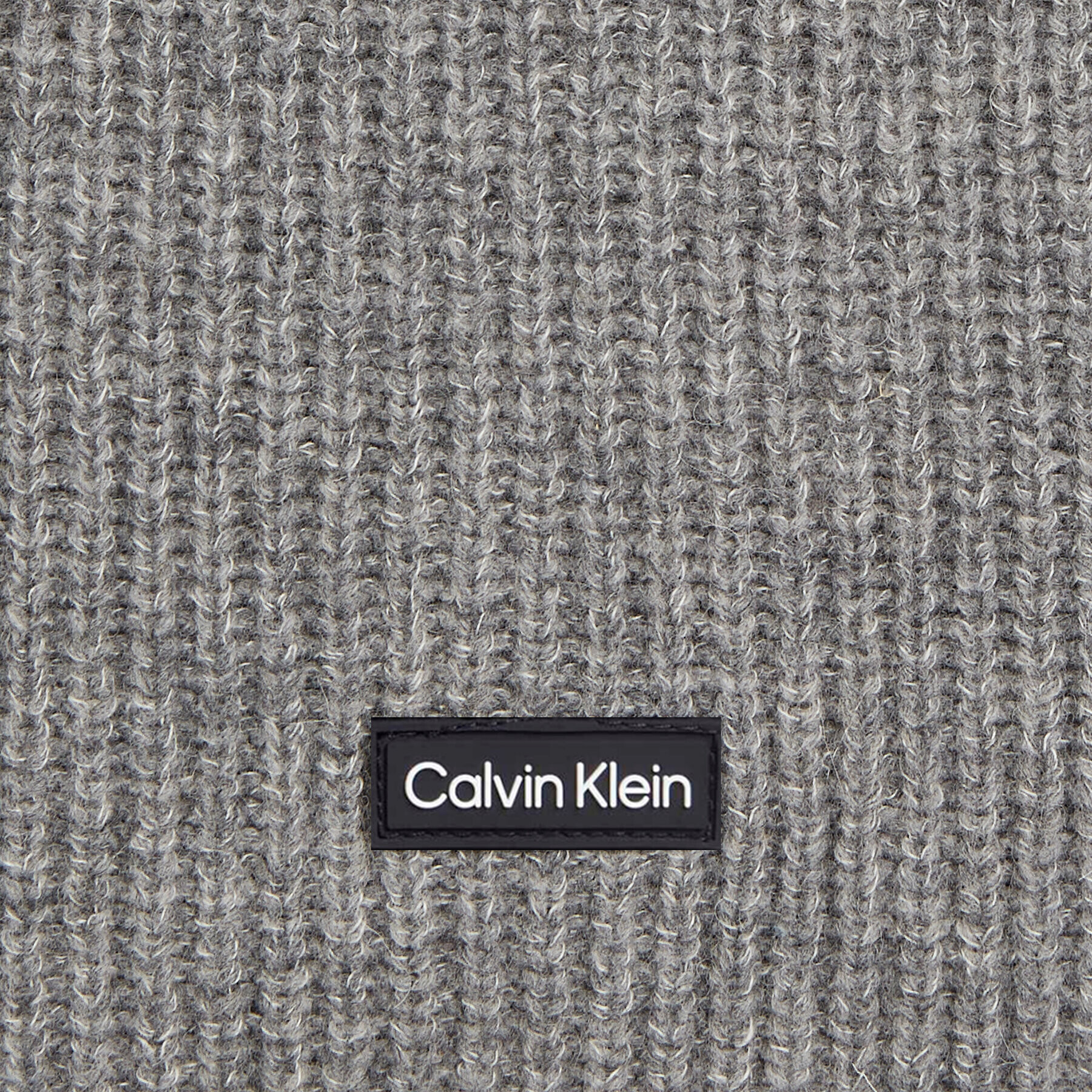 Calvin Klein Зимен шал Daddy Wool Knit Scarf K50K510995 Сив - Pepit.bg