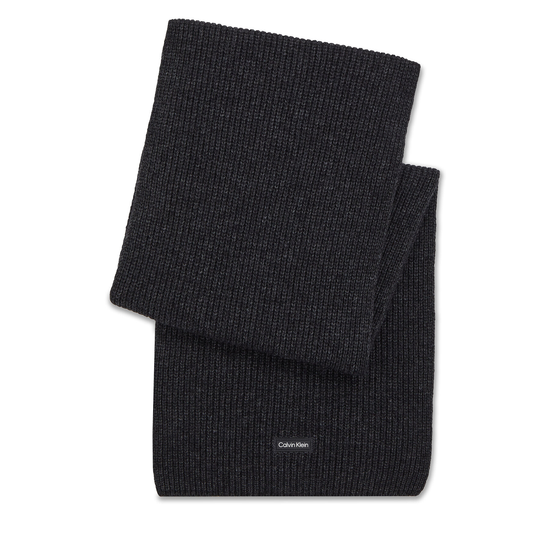 Calvin Klein Зимен шал Daddy Wool Knit Scarf K50K510995 Сив - Pepit.bg