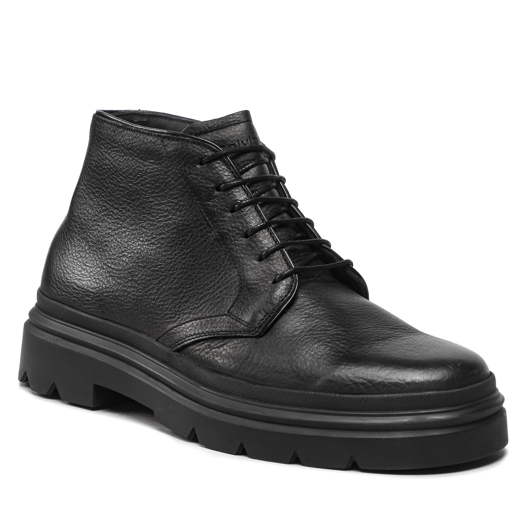 Calvin Klein Зимни обувки Mid Cut Boot HM0HM00840 Черен - Pepit.bg