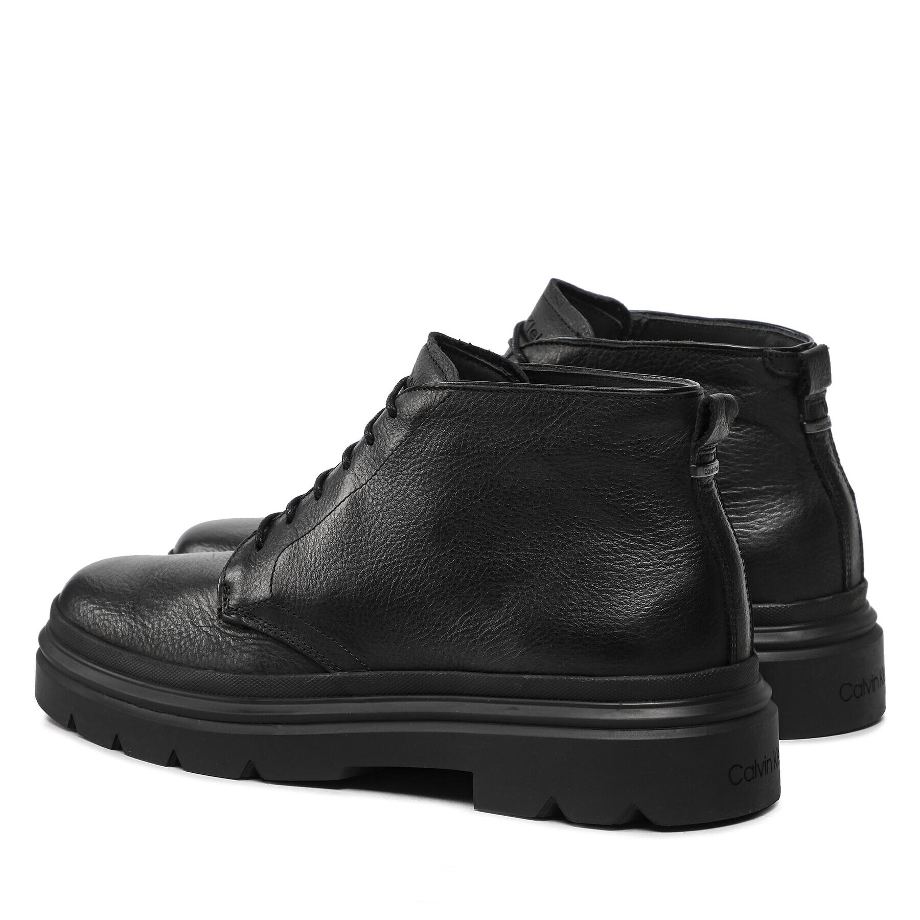 Calvin Klein Зимни обувки Mid Cut Boot HM0HM00840 Черен - Pepit.bg