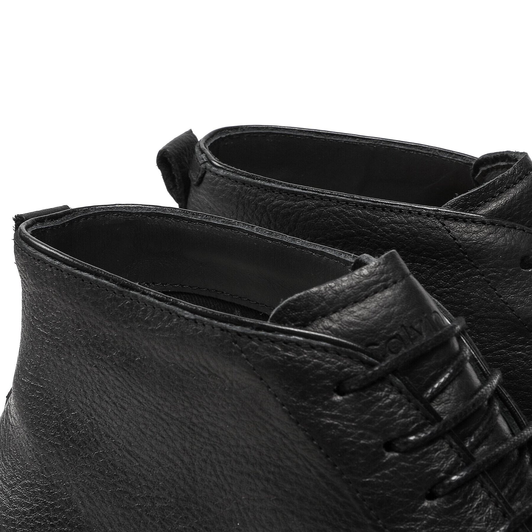 Calvin Klein Зимни обувки Mid Cut Boot HM0HM00840 Черен - Pepit.bg