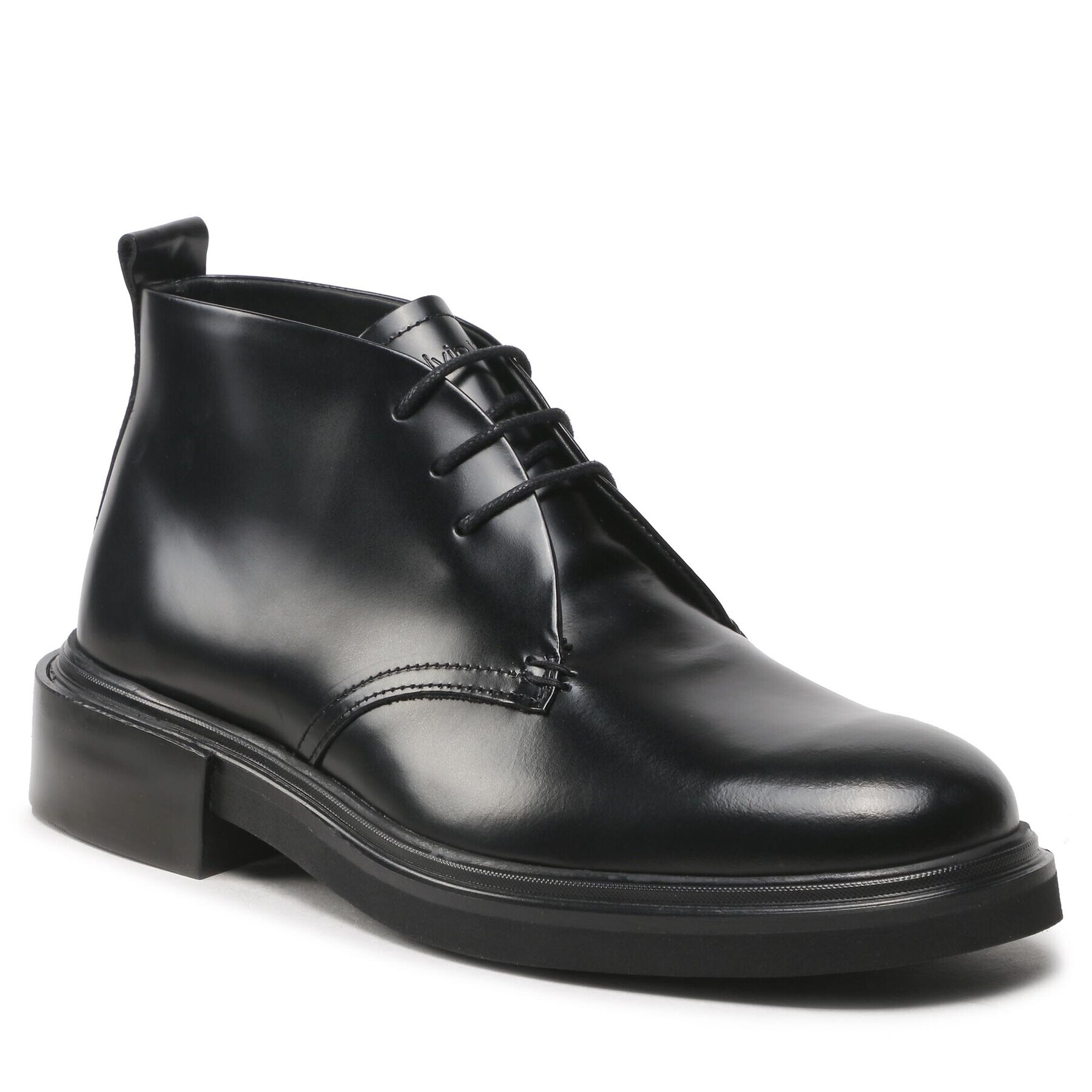 Calvin Klein Зимни обувки Mid Cut Boot HM0HM01010 Черен - Pepit.bg