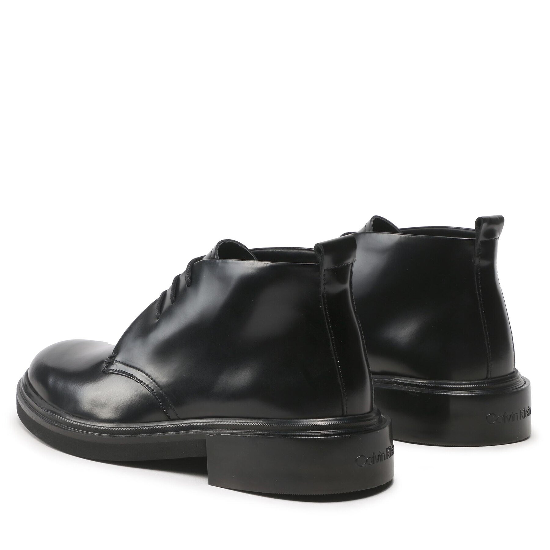 Calvin Klein Зимни обувки Mid Cut Boot HM0HM01010 Черен - Pepit.bg