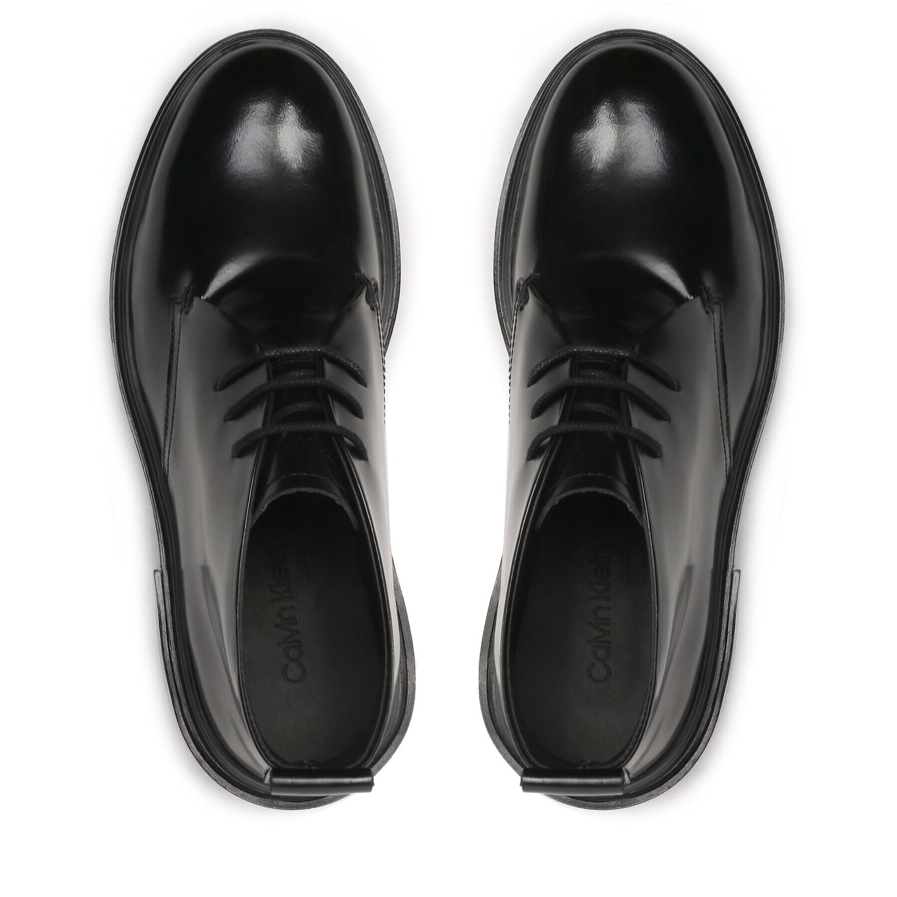 Calvin Klein Зимни обувки Mid Cut Boot HM0HM01010 Черен - Pepit.bg