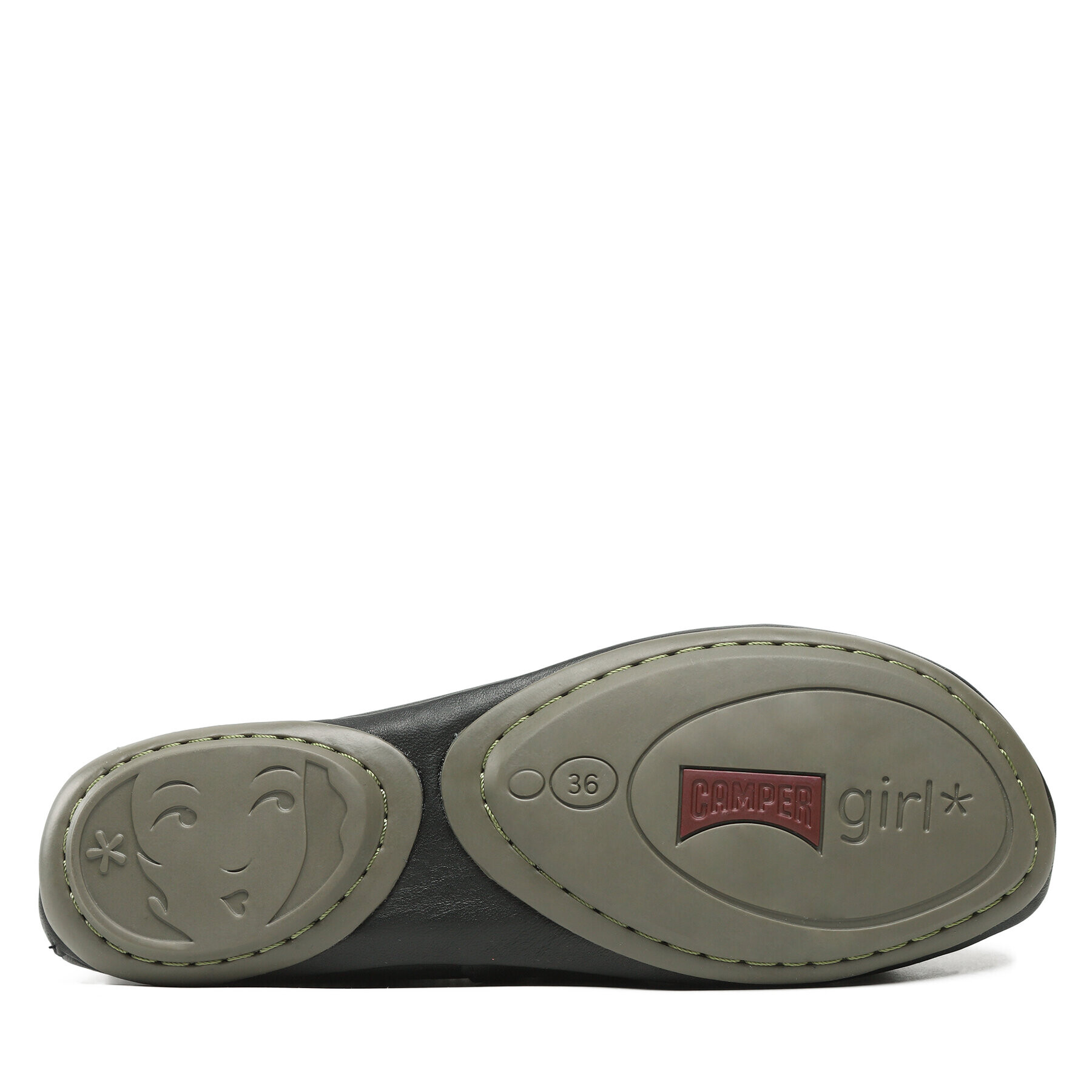 Camper Балеринки Right Nina K201364-011 Черен - Pepit.bg