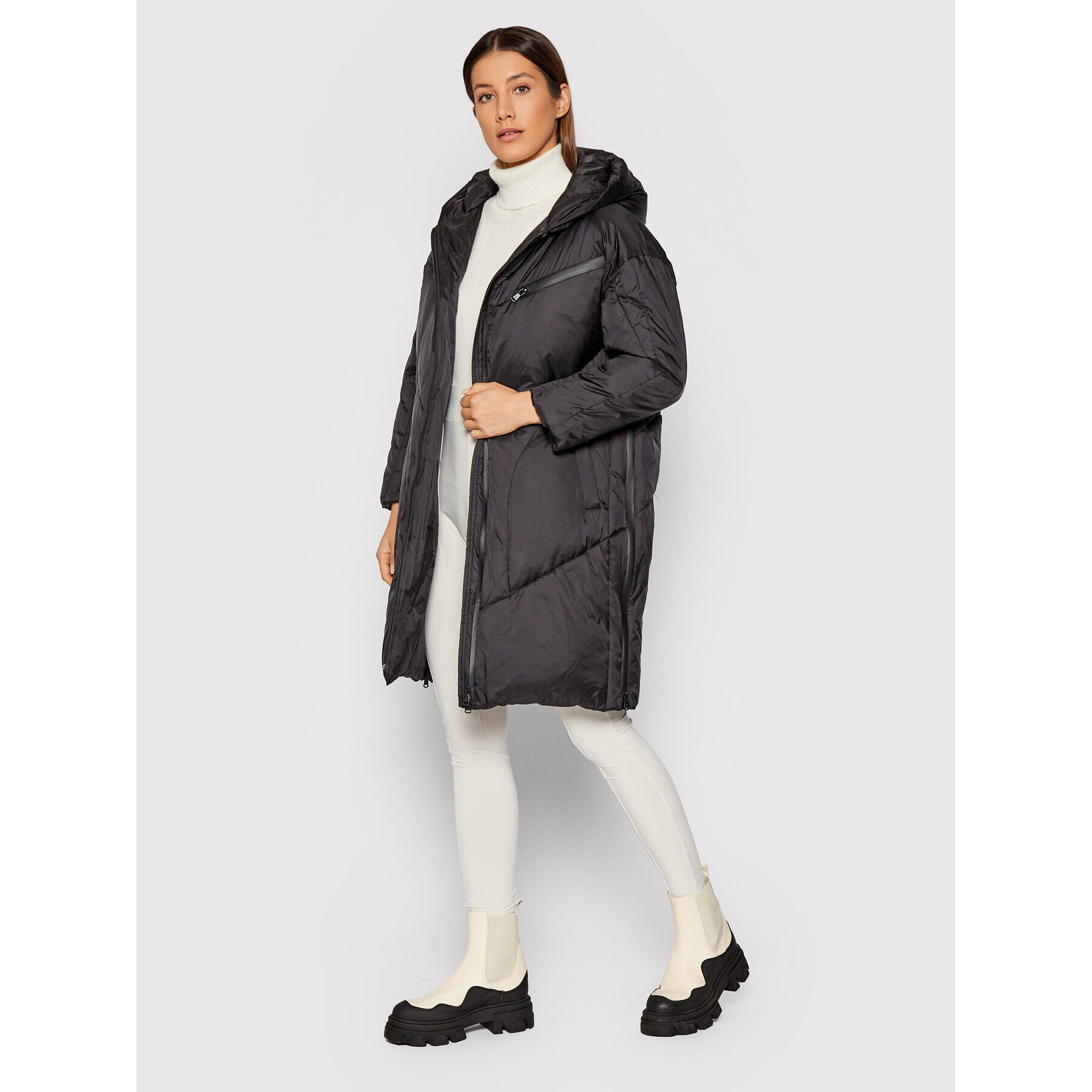 Canadian Classics Пухено яке Celine CN.G221440W Черен Regular Fit - Pepit.bg