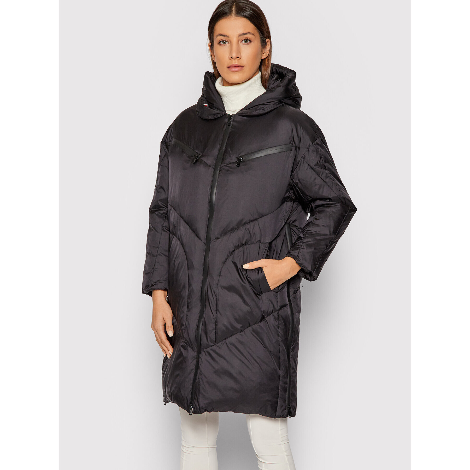Canadian Classics Пухено яке Celine CN.G221440W Черен Regular Fit - Pepit.bg