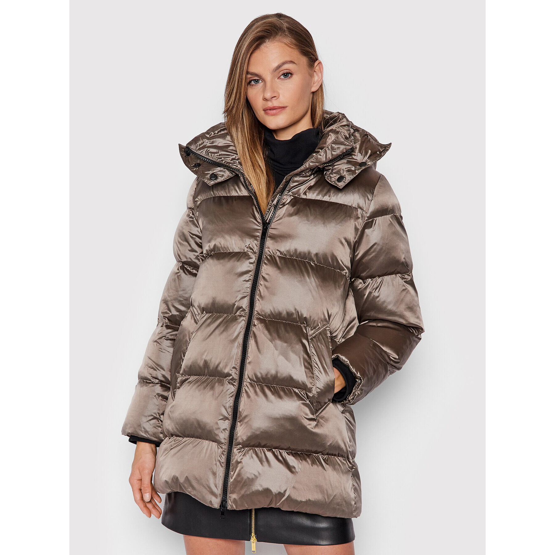 Canadian Classics Пухено яке Donna CN.G221050W Кафяв Regular Fit - Pepit.bg
