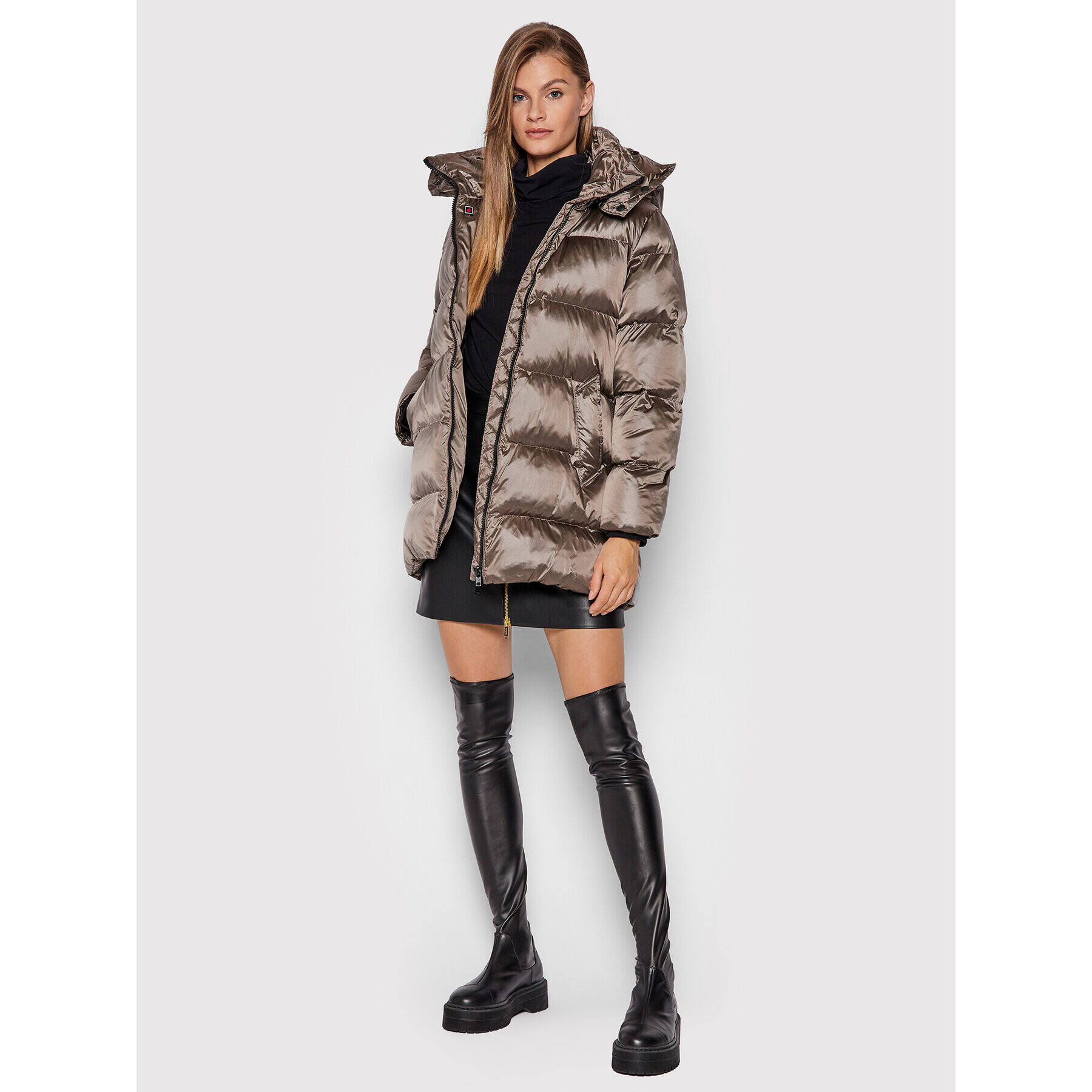Canadian Classics Пухено яке Donna CN.G221050W Кафяв Regular Fit - Pepit.bg