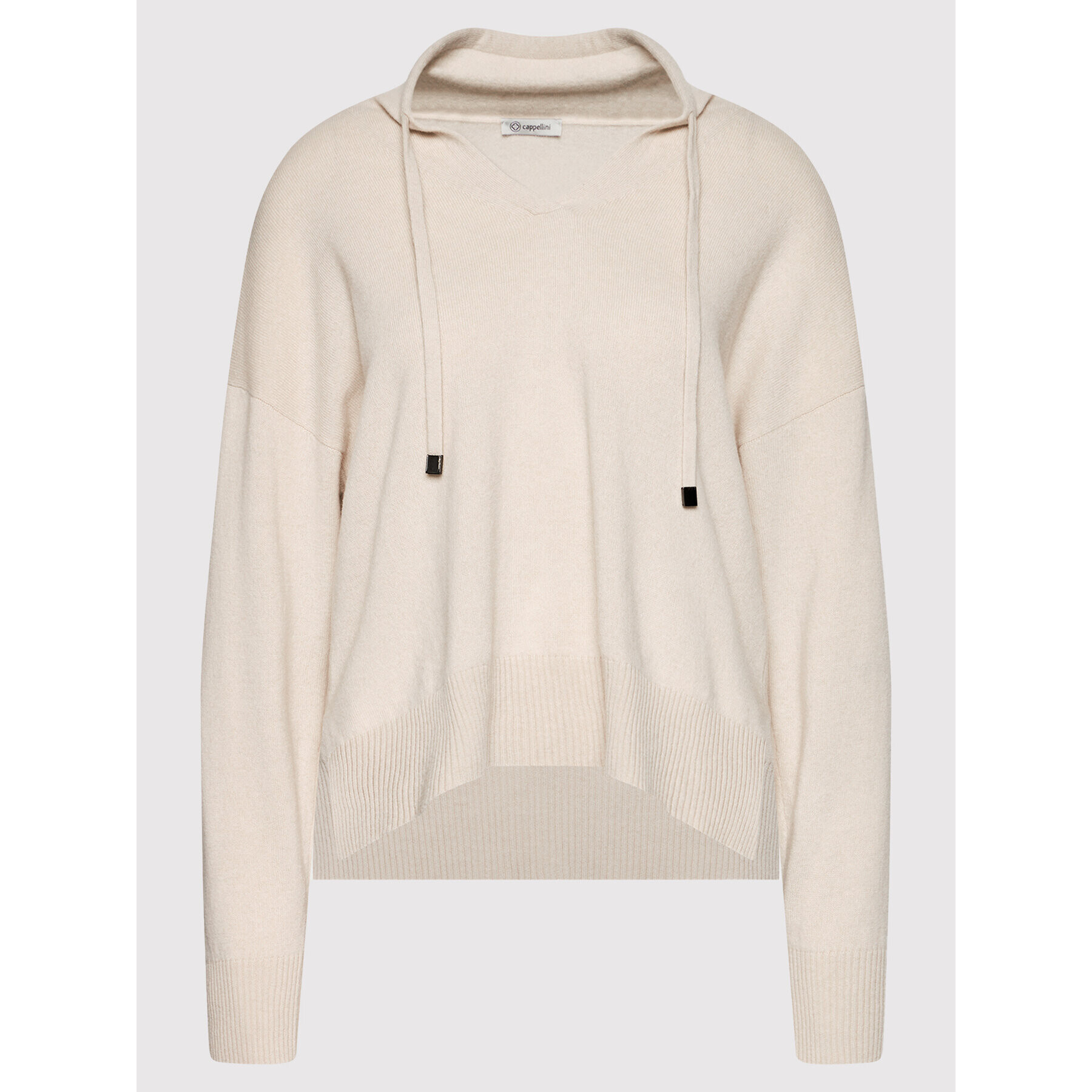 Cappellini Пуловер M99237F12 09797 Бежов Regular Fit - Pepit.bg