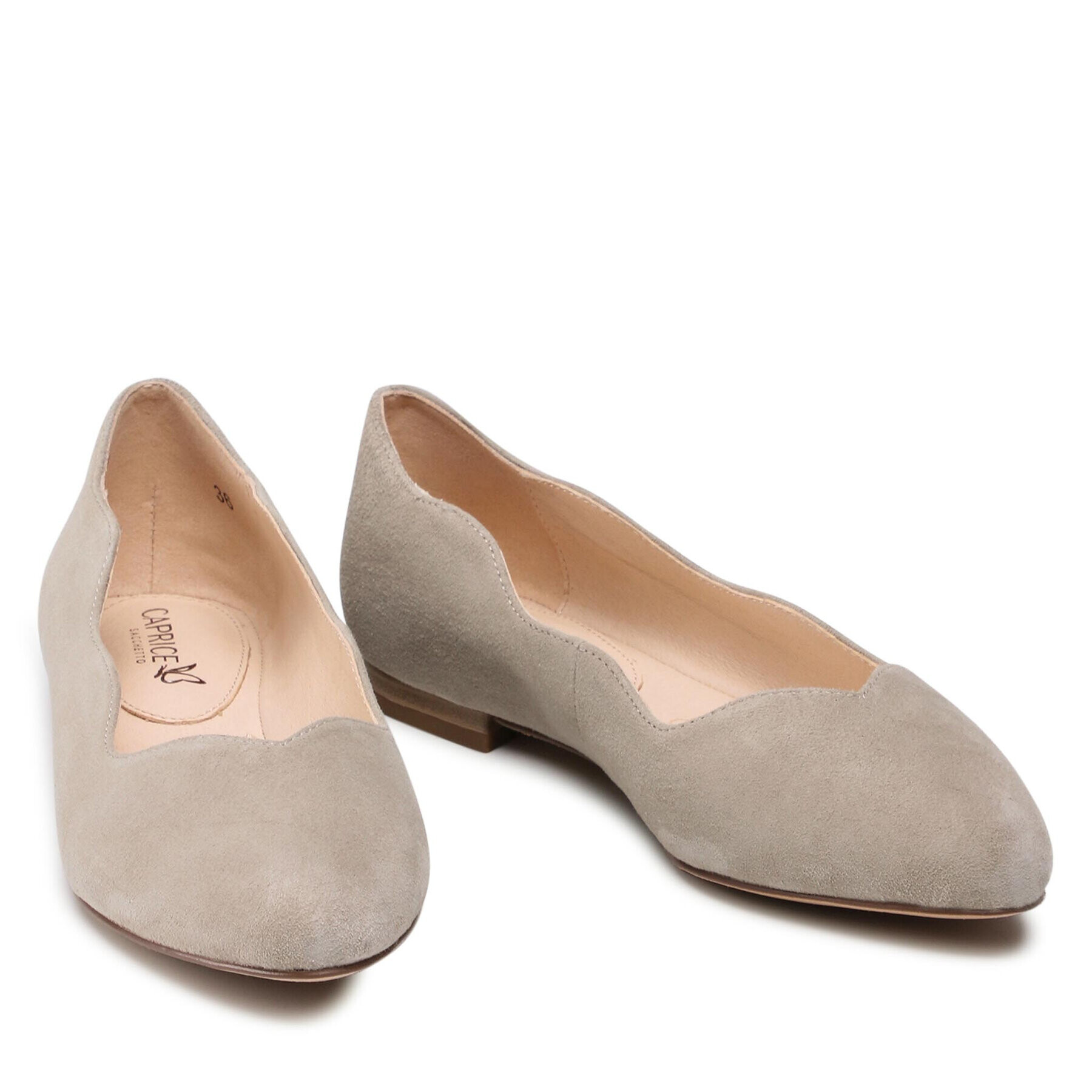 Caprice Балеринки 9-24201-28 Сив - Pepit.bg