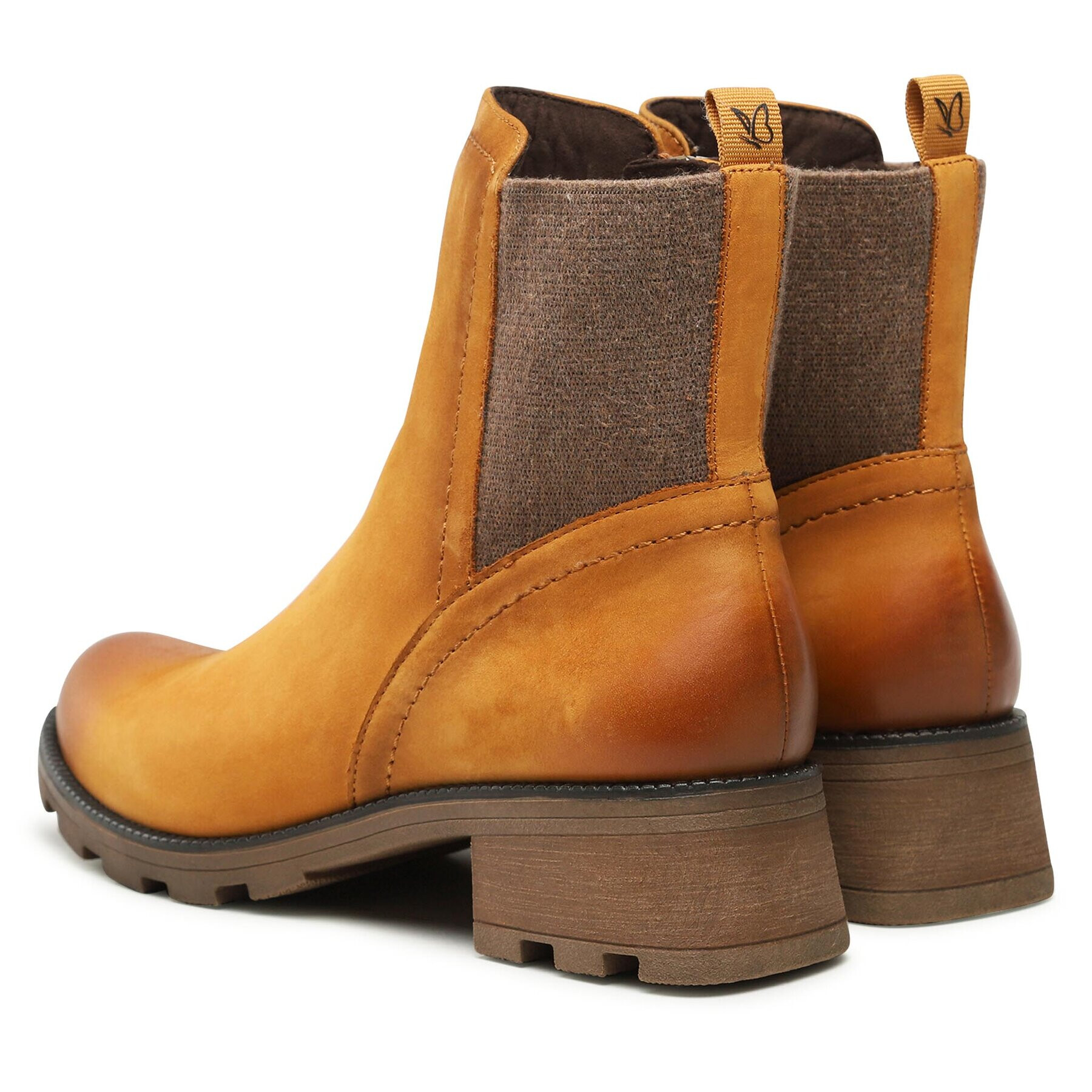 Caprice Боти 9-25227-41 Жълт - Pepit.bg