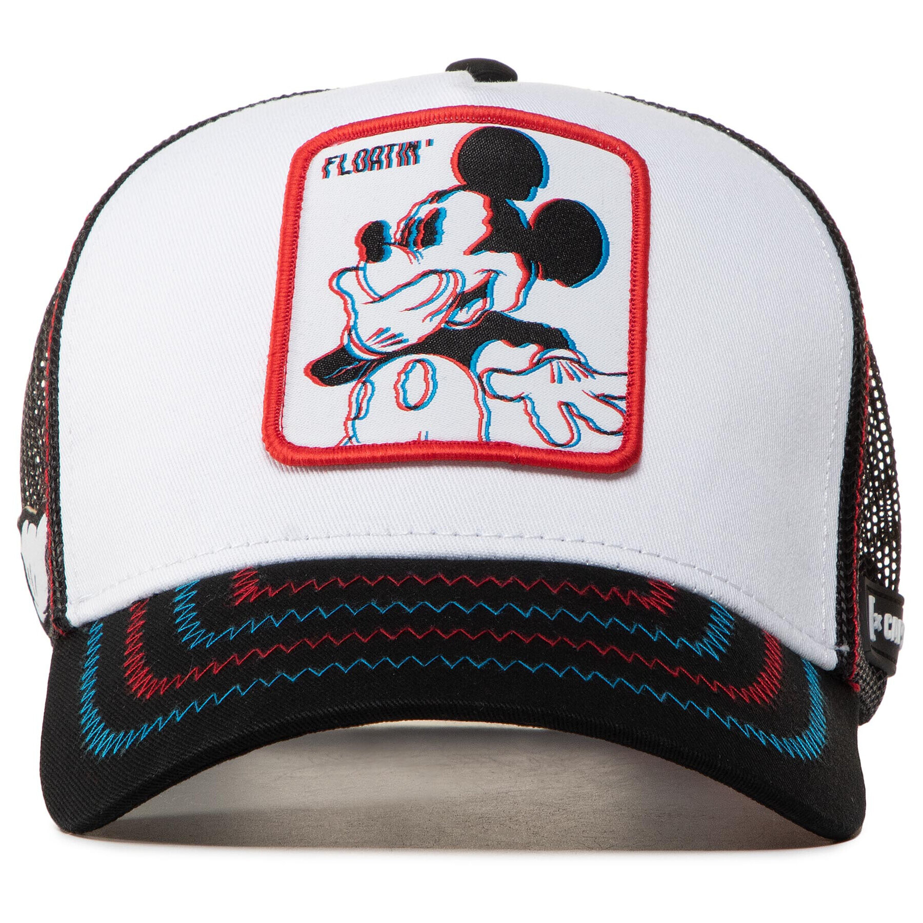 Capslab Шапка с козирка Casquette Trucker Mickey CL/DIS/1/FLO Бял - Pepit.bg