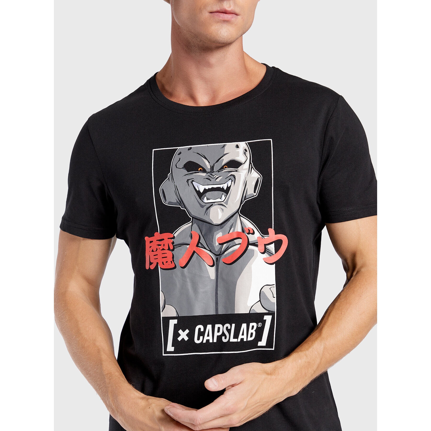 Capslab Тишърт Dragon Ball Z CL/DBZ4/1/TSC/BUU2 Черен Regular Fit - Pepit.bg