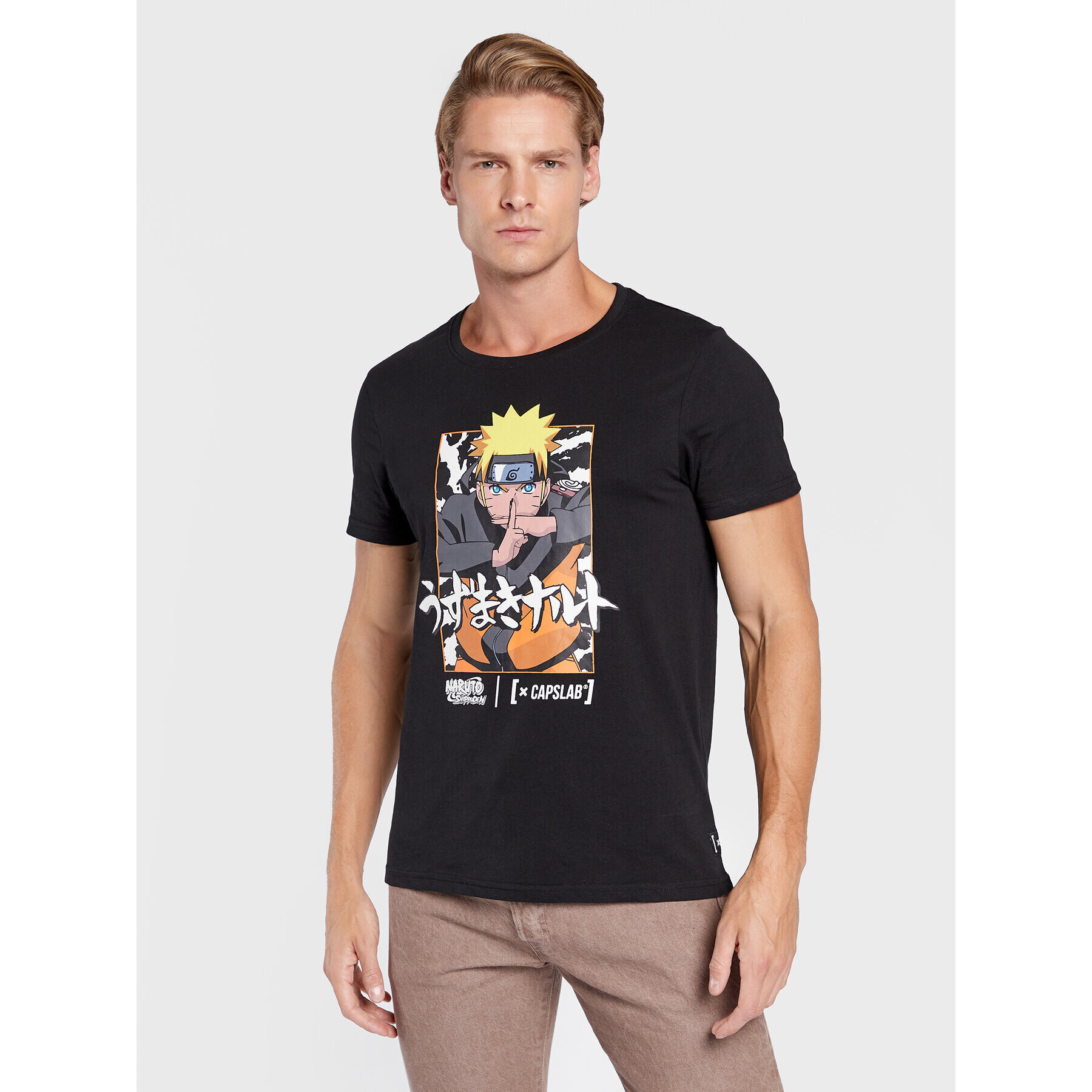 Capslab Тишърт Naruto CL/NS/1/TSC/NAR Черен Regular Fit - Pepit.bg