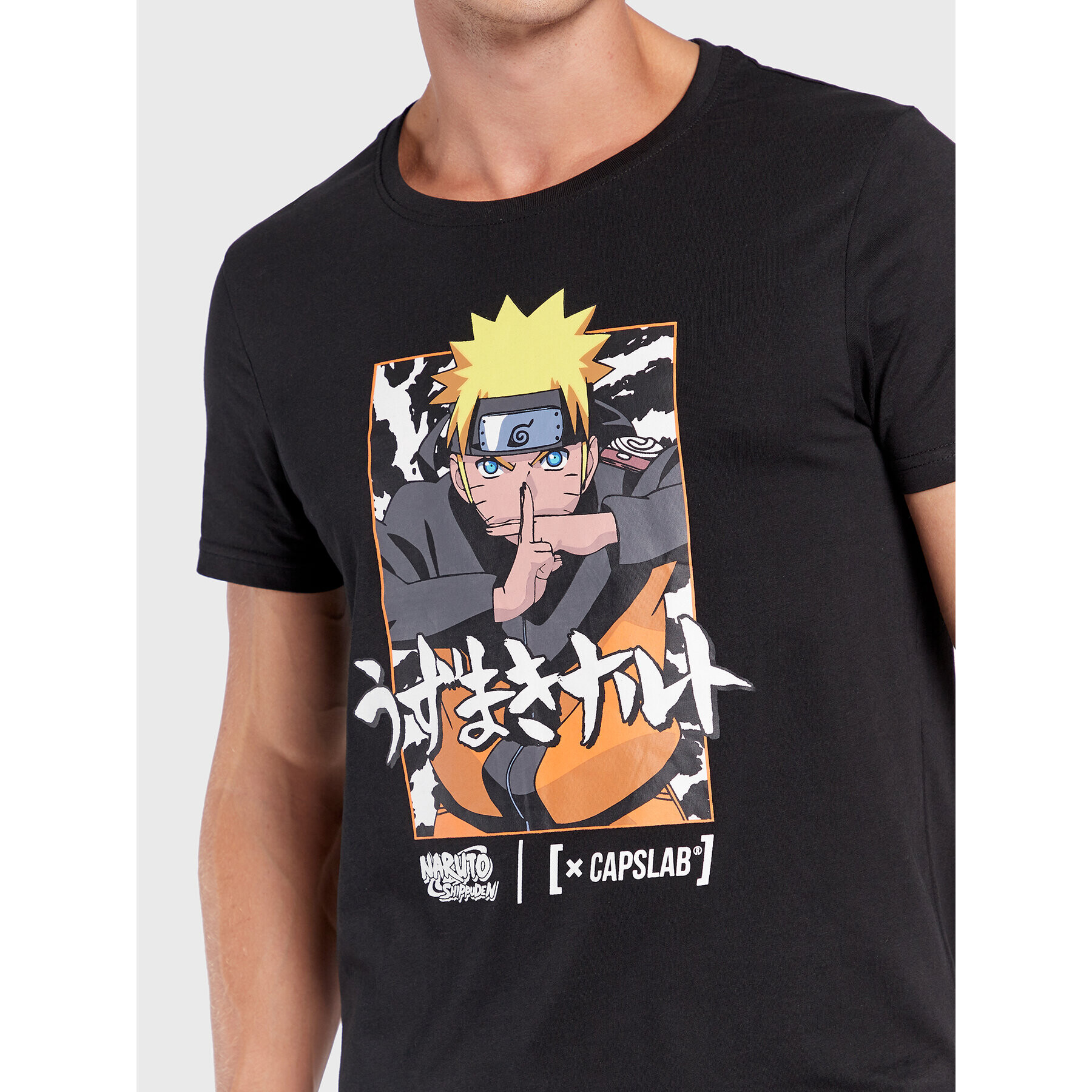 Capslab Тишърт Naruto CL/NS/1/TSC/NAR Черен Regular Fit - Pepit.bg