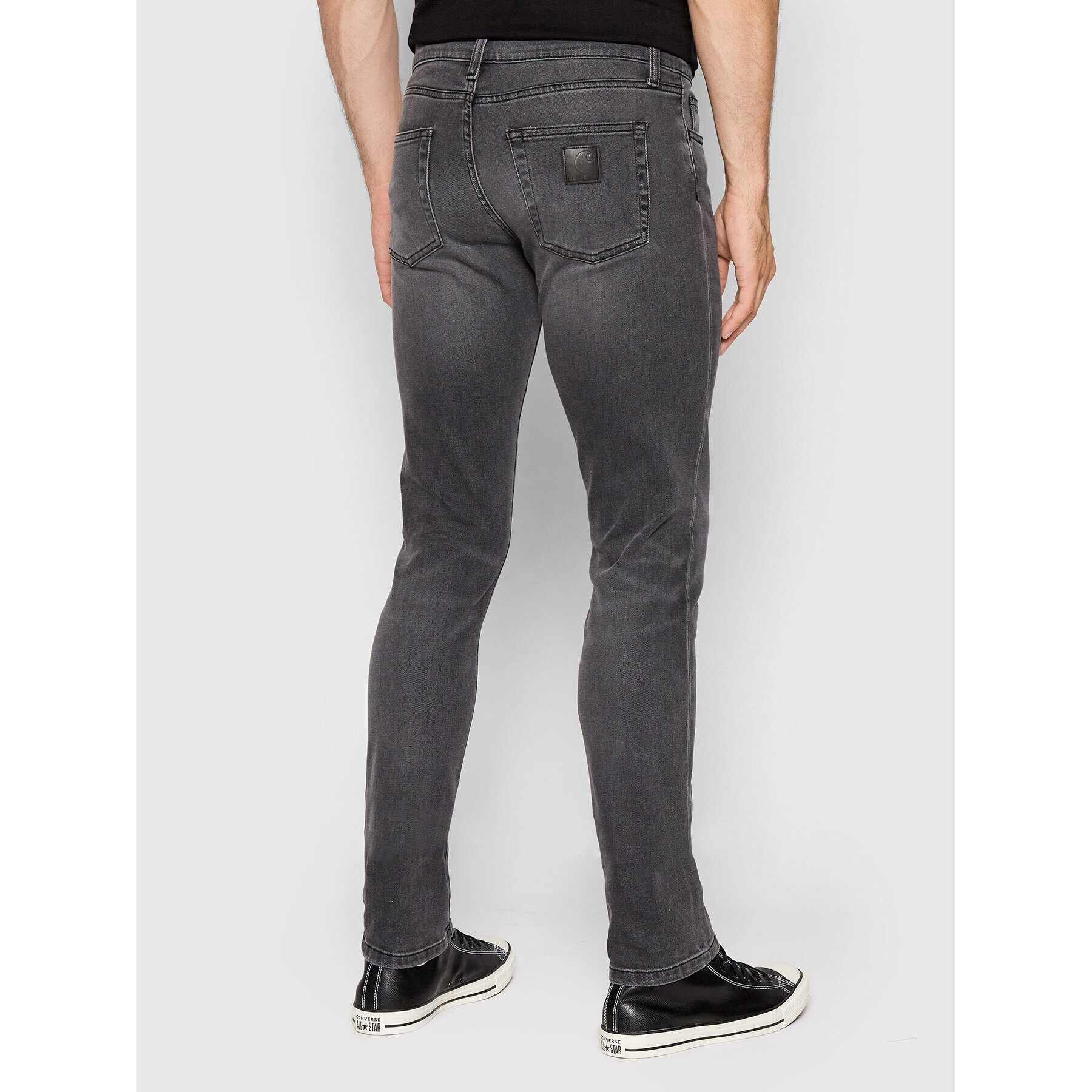 Carhartt WIP Дънки Rebel I024947 Сив Slim Tapered Fit - Pepit.bg