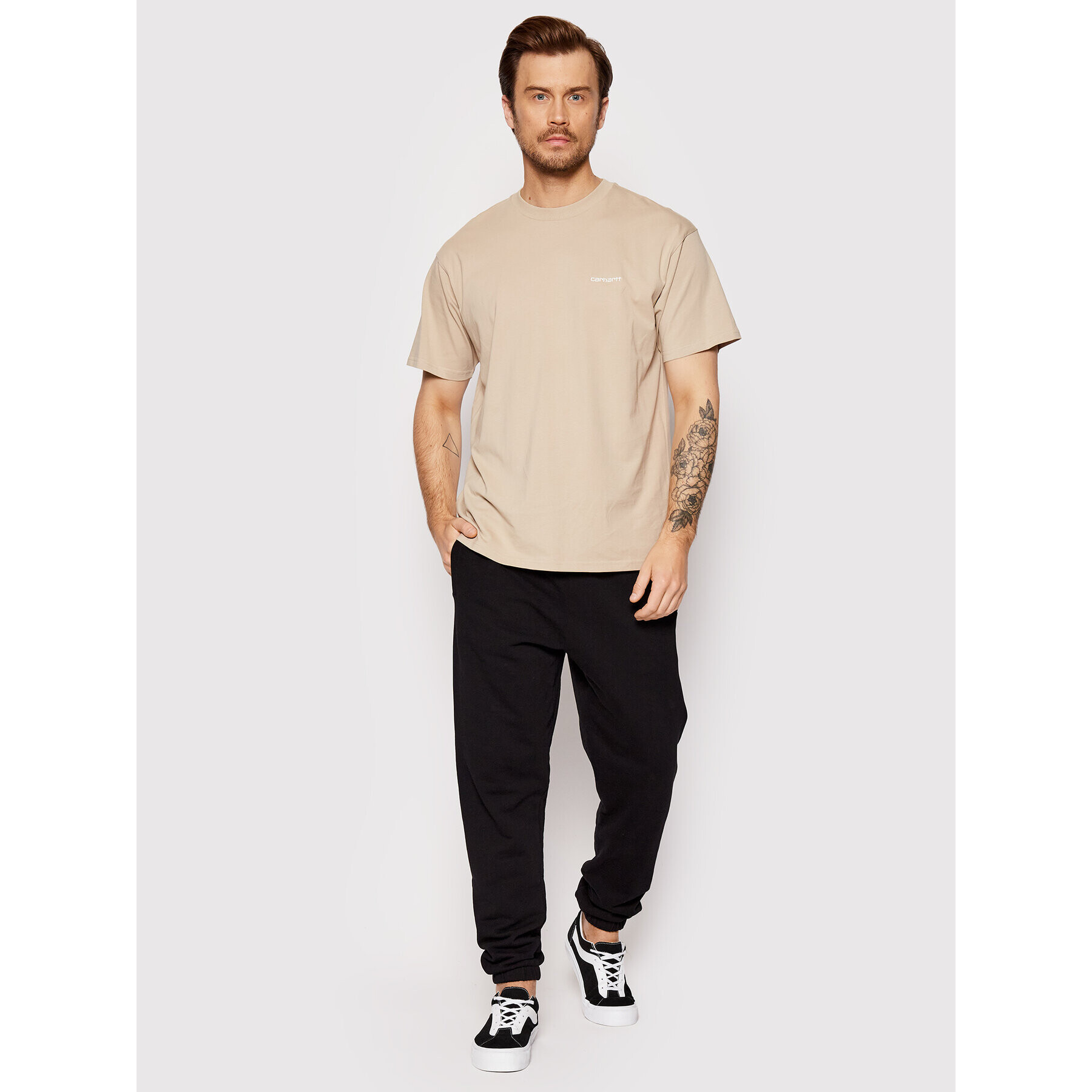 Carhartt WIP Долнище анцуг Sweat I027697 Черен Regular Fit - Pepit.bg