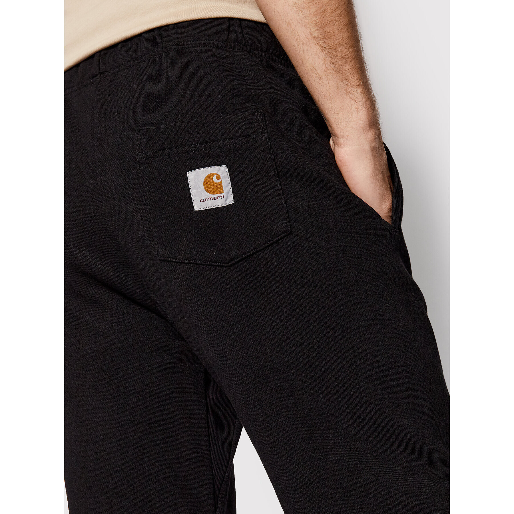 Carhartt WIP Долнище анцуг Sweat I027697 Черен Regular Fit - Pepit.bg