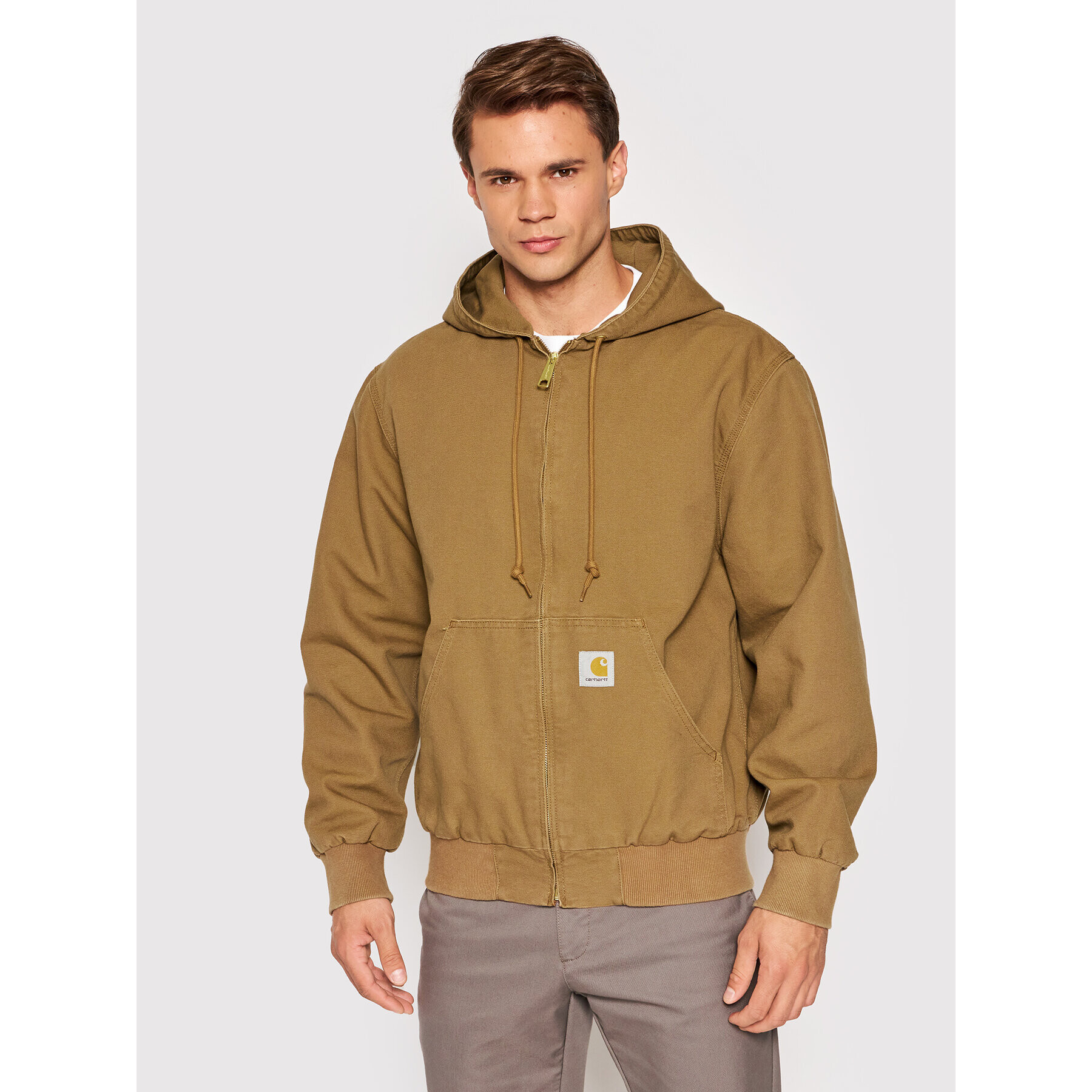 Carhartt WIP Преходно яке Active I026484 Кафяв Regular Fit - Pepit.bg