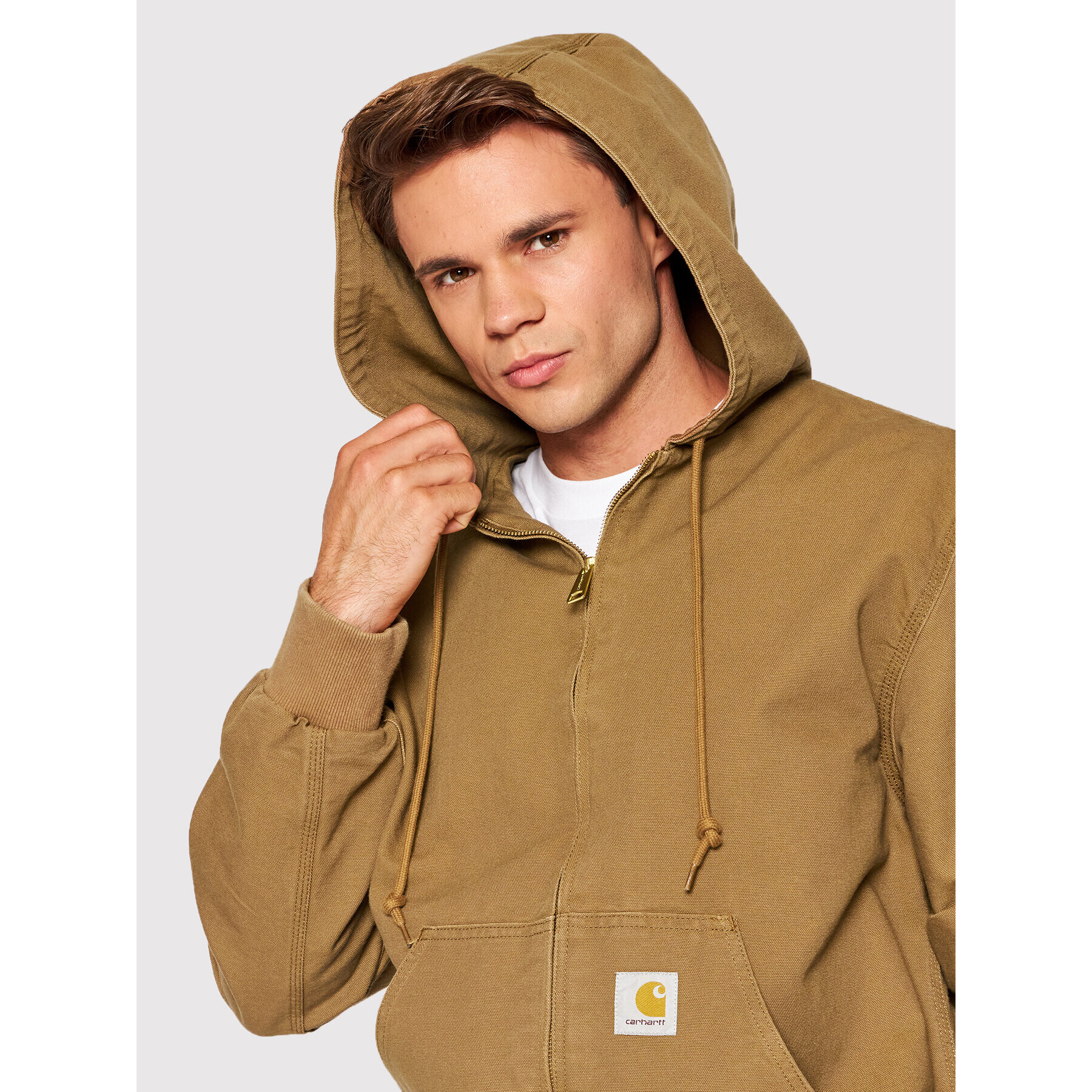 Carhartt WIP Преходно яке Active I026484 Кафяв Regular Fit - Pepit.bg