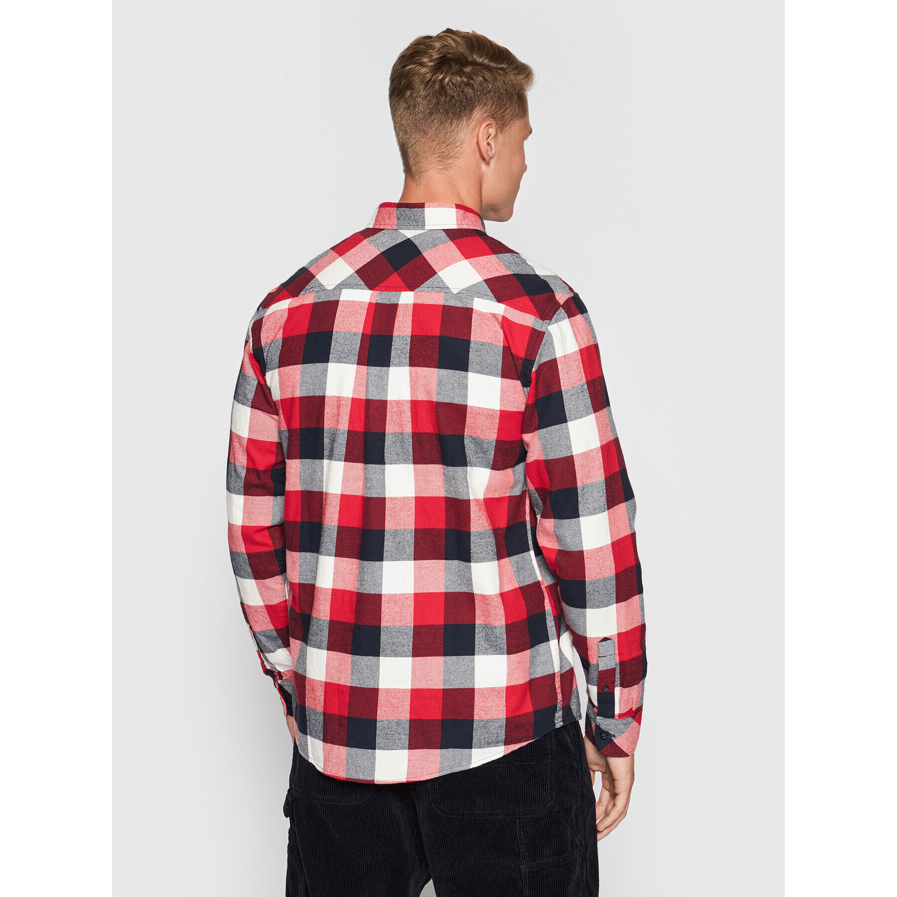 Carhartt WIP Риза Keagan I027682 Червен Regular Fit - Pepit.bg